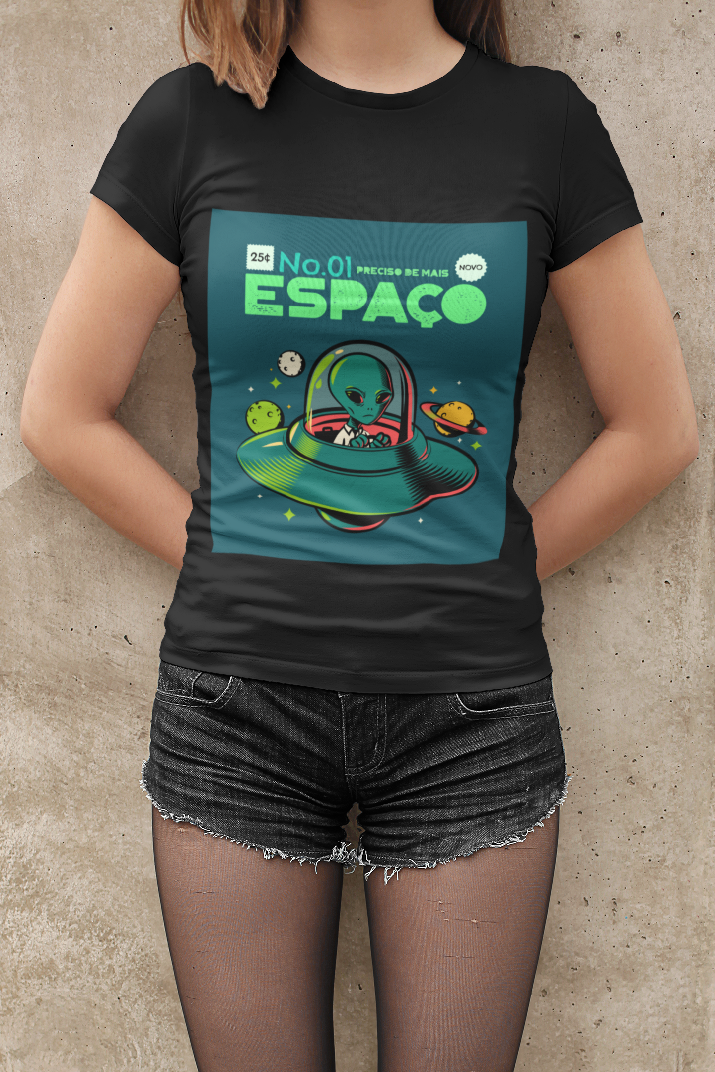 Nome do produto  CAMISETA ALIEN 