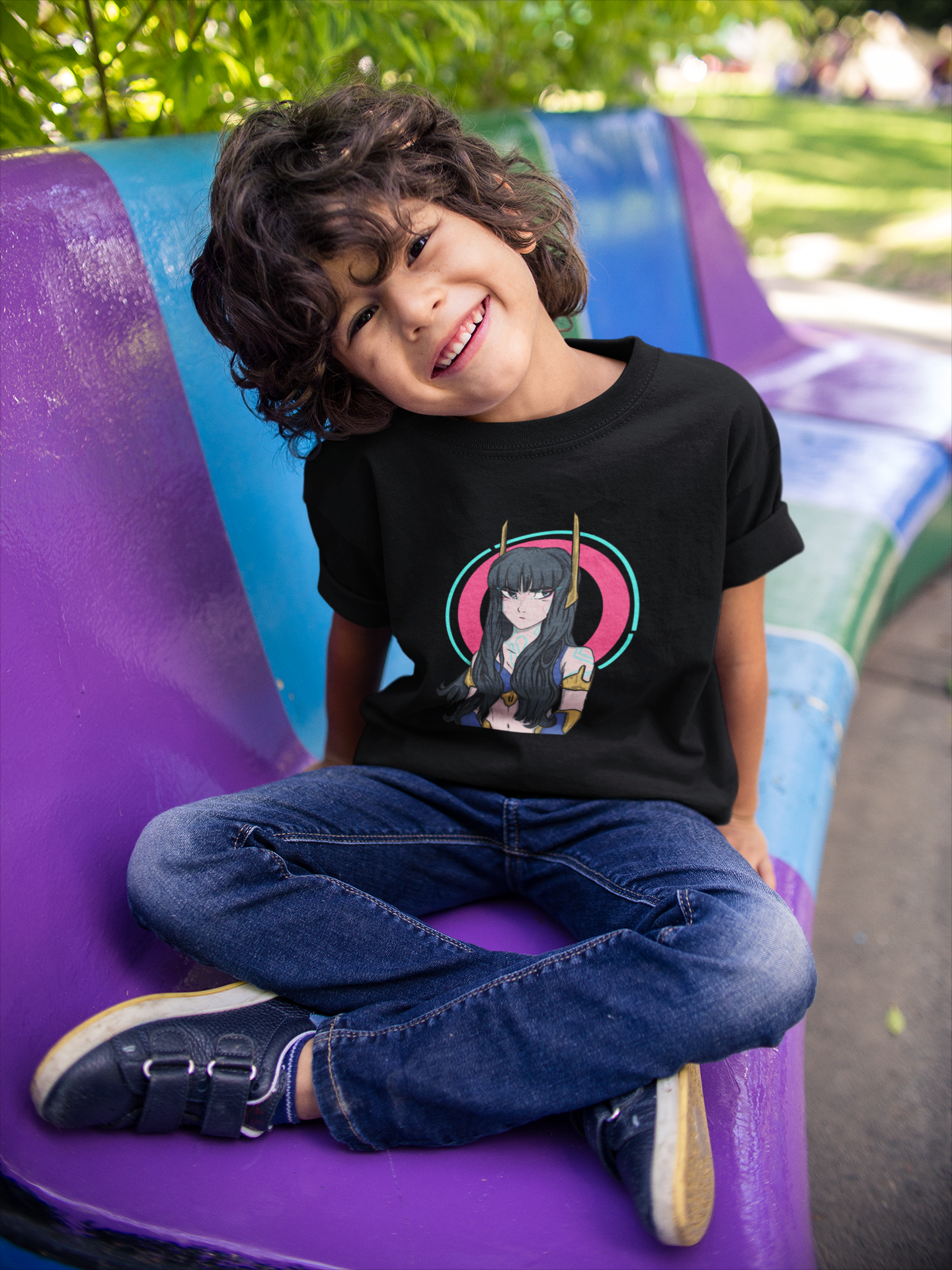 CAMISETA INFANTIL GUERREIRA