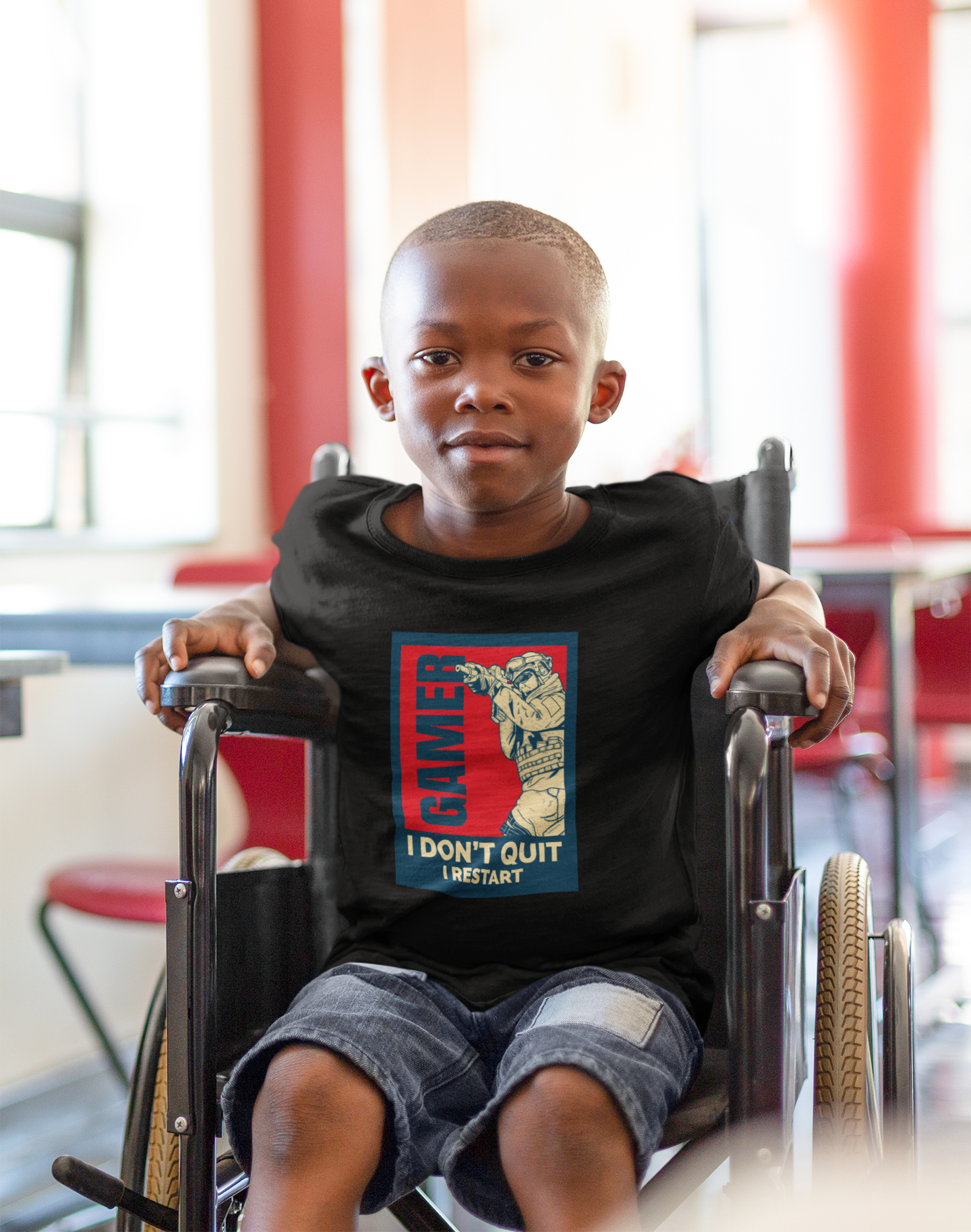 CAMISETA GAMER RESTART