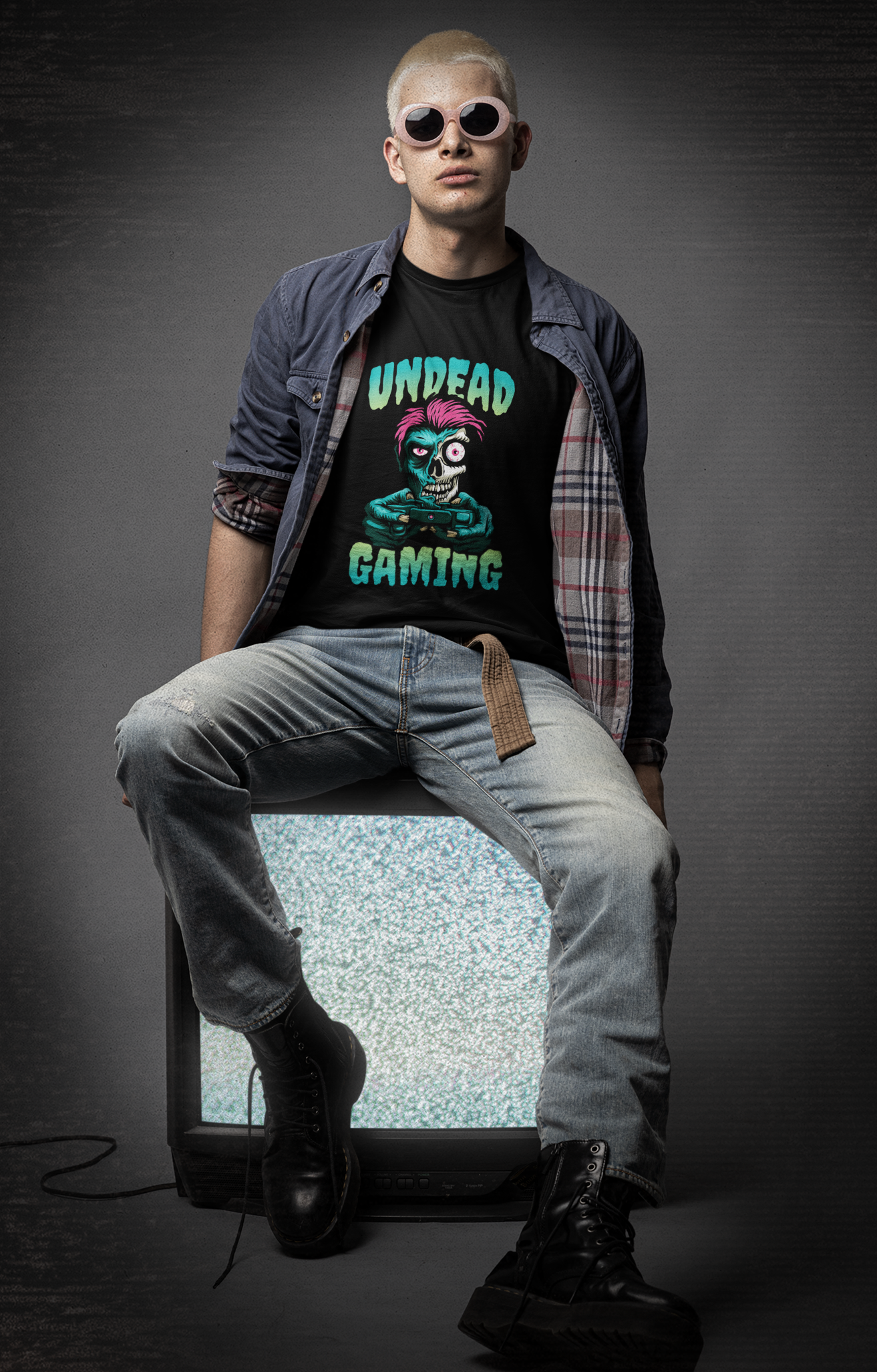 Nome do produto  CAMISETA ZOMBIES GAMER