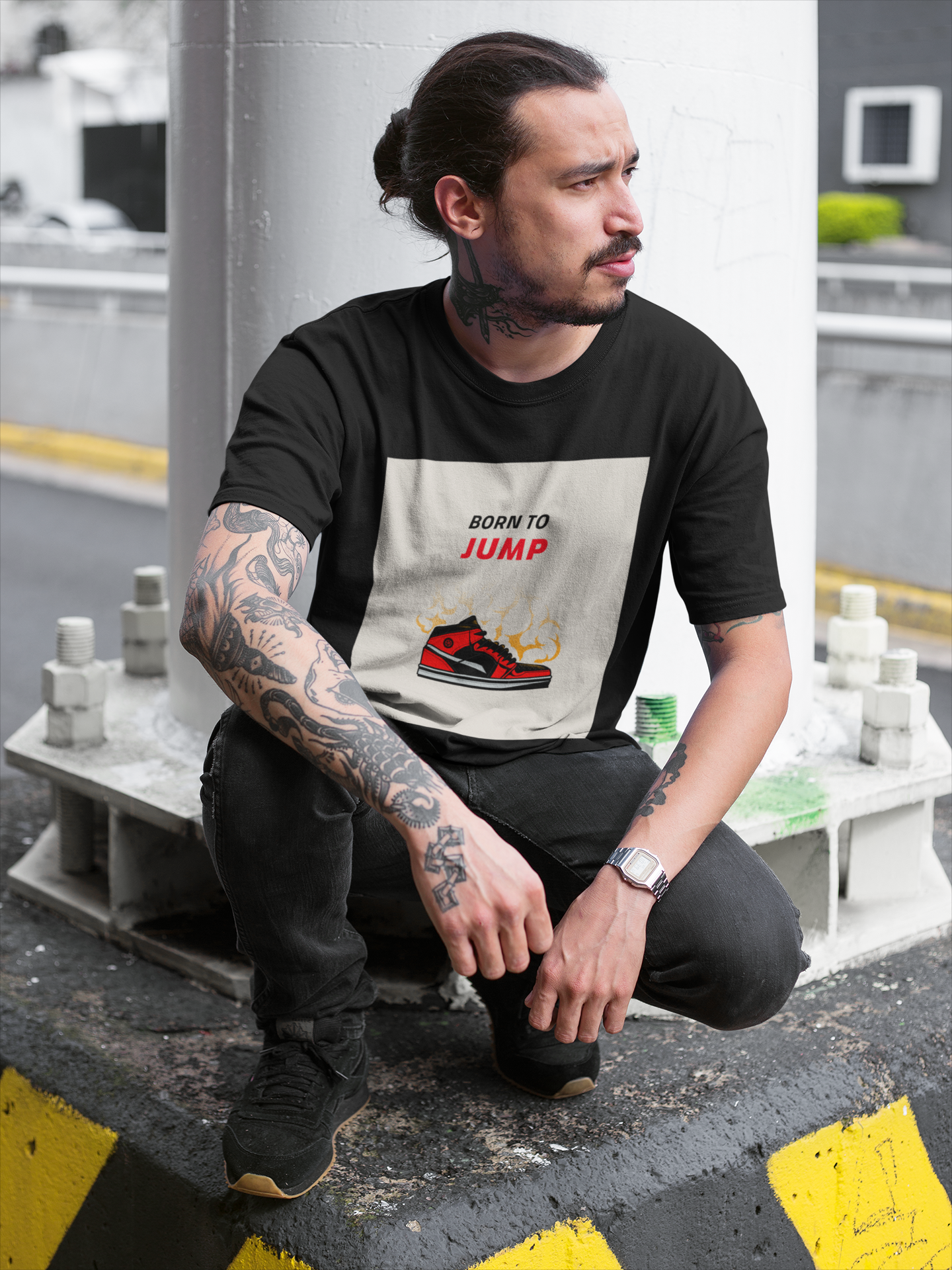 Nome do produto  Camiseta Masculina BORN TO JUMP