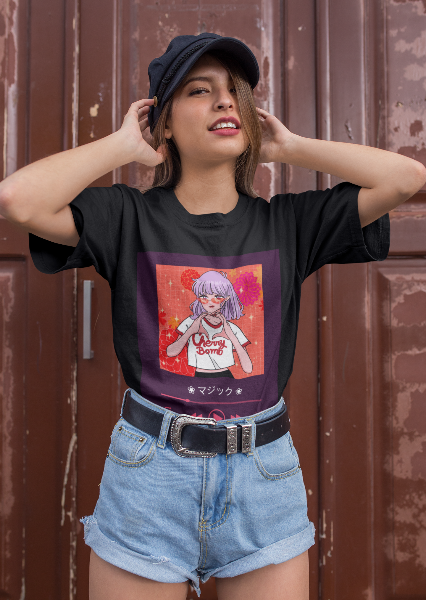 Nome do produto  Camiseta anime cherry bomb
