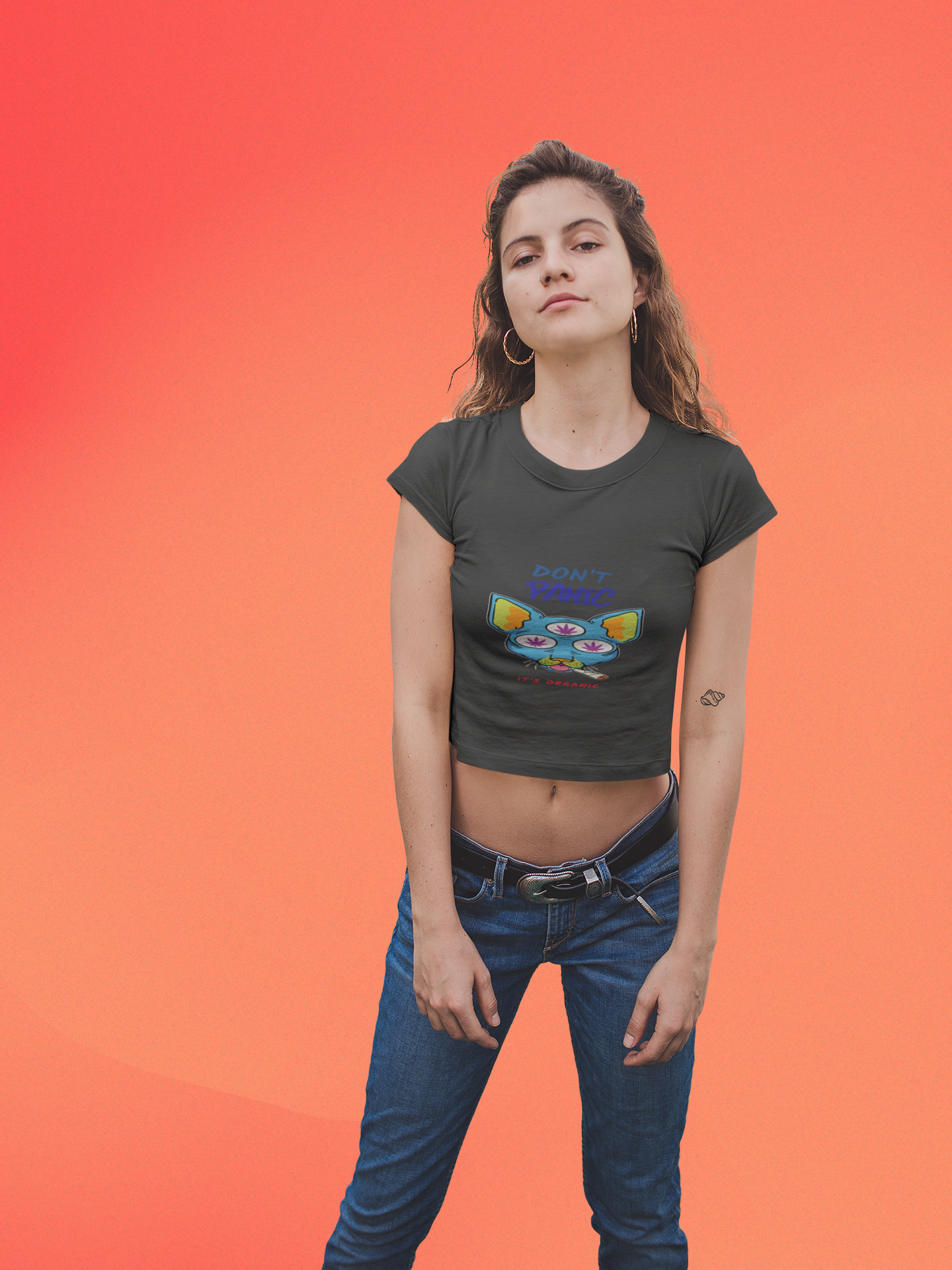 Nome do produto  cropped panic