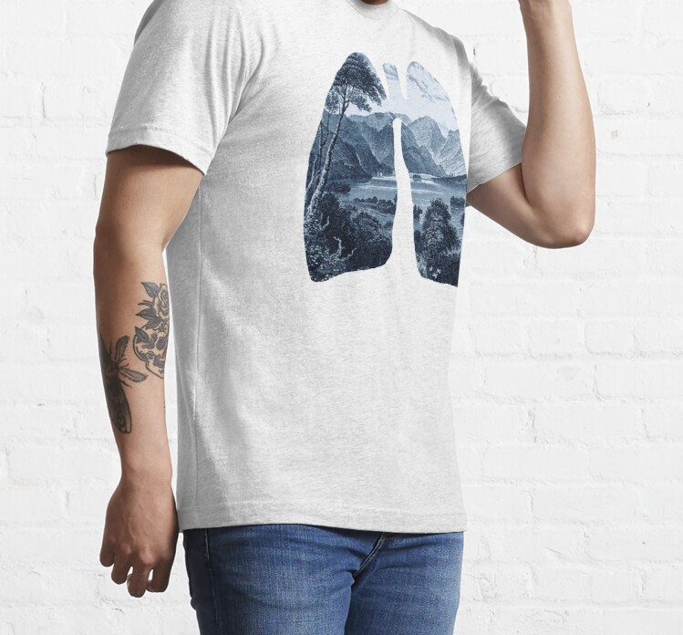 Camisa pulmão da natureza