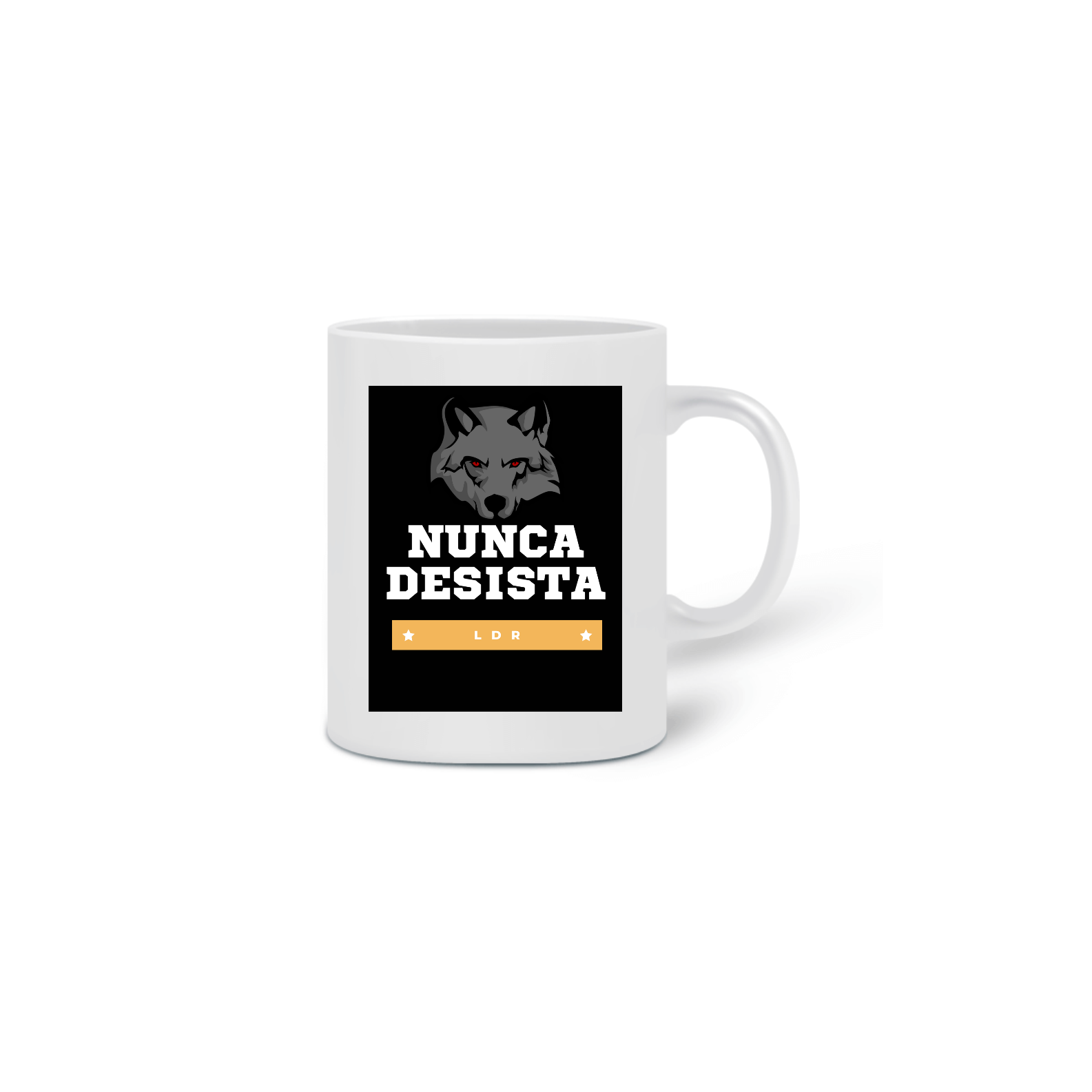Nome do produto  Caneca nunca desista LDR