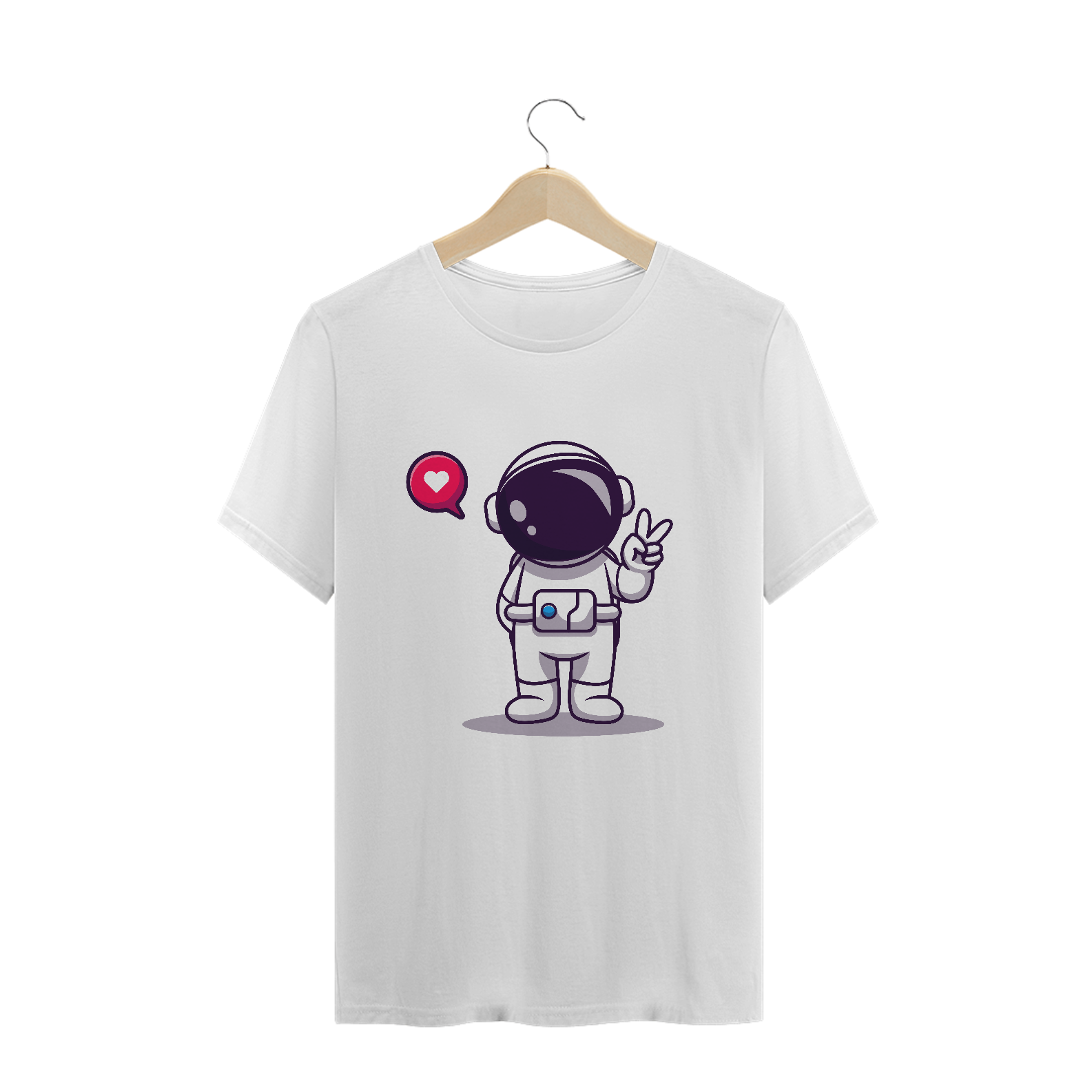 Nome do produto  T-SHIRT (ATRONAUT) WHITE