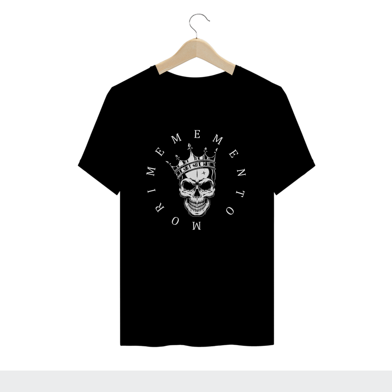 Nome do produto  T-SHIRT (MEMENTO MORI 2) BLACK PRIME