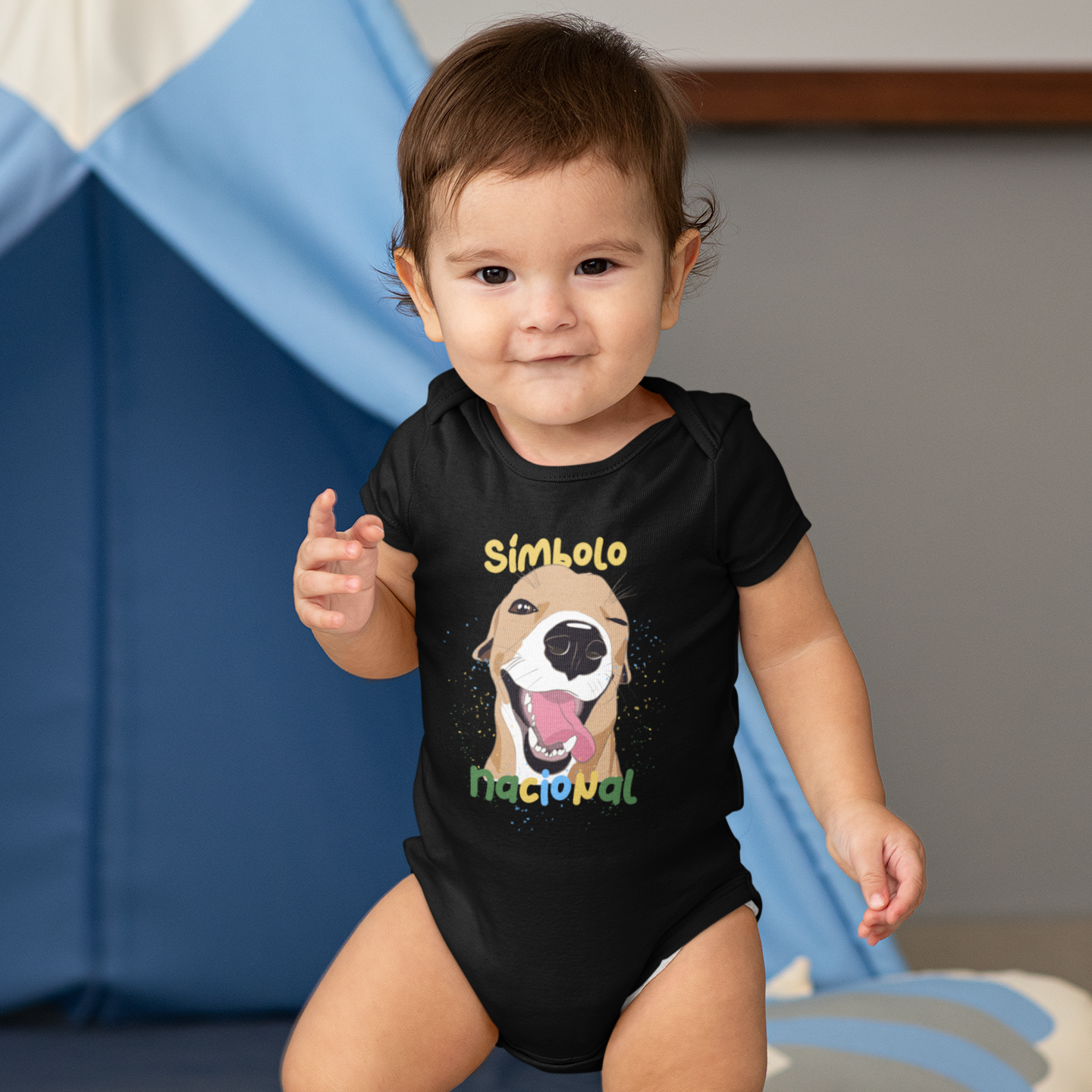 Body Bebê Vira-lata Caramelo Símbolo Nacional