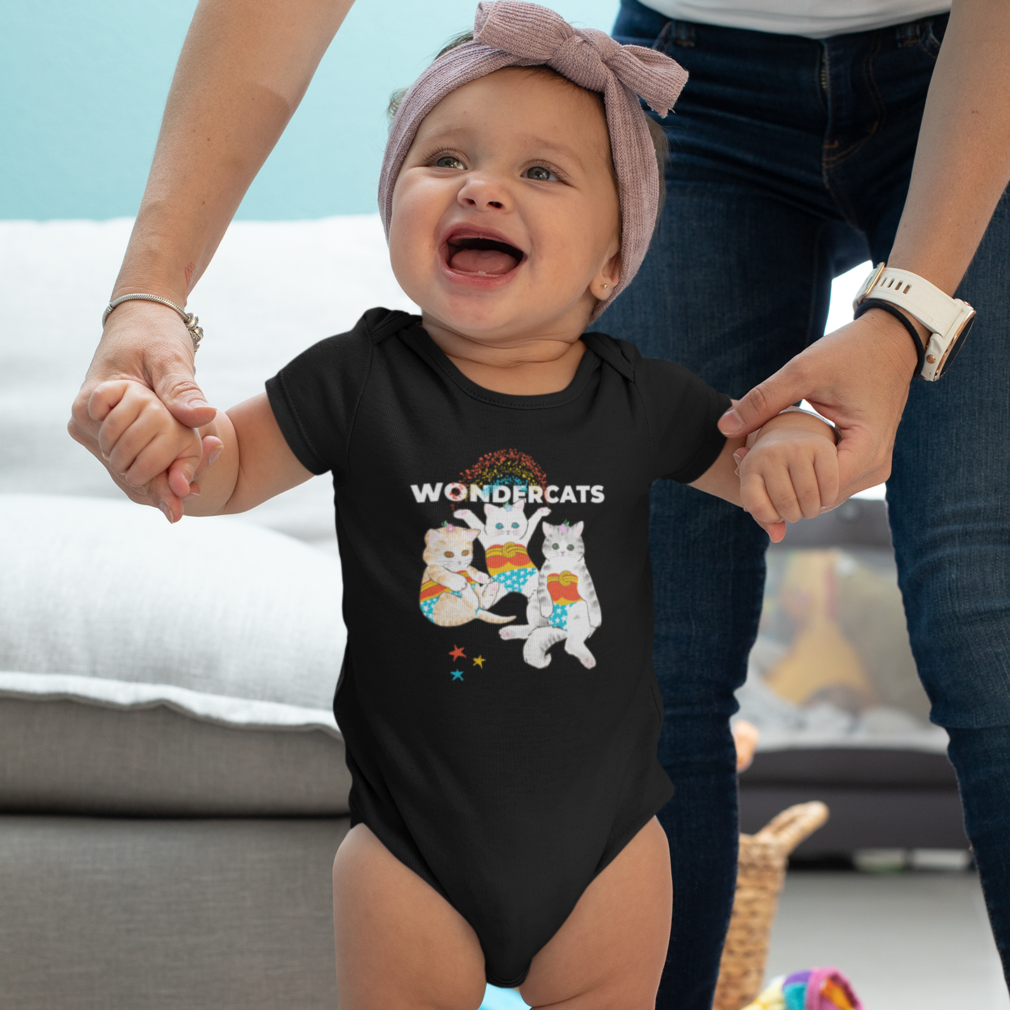 Body Bebê Wonder Cats