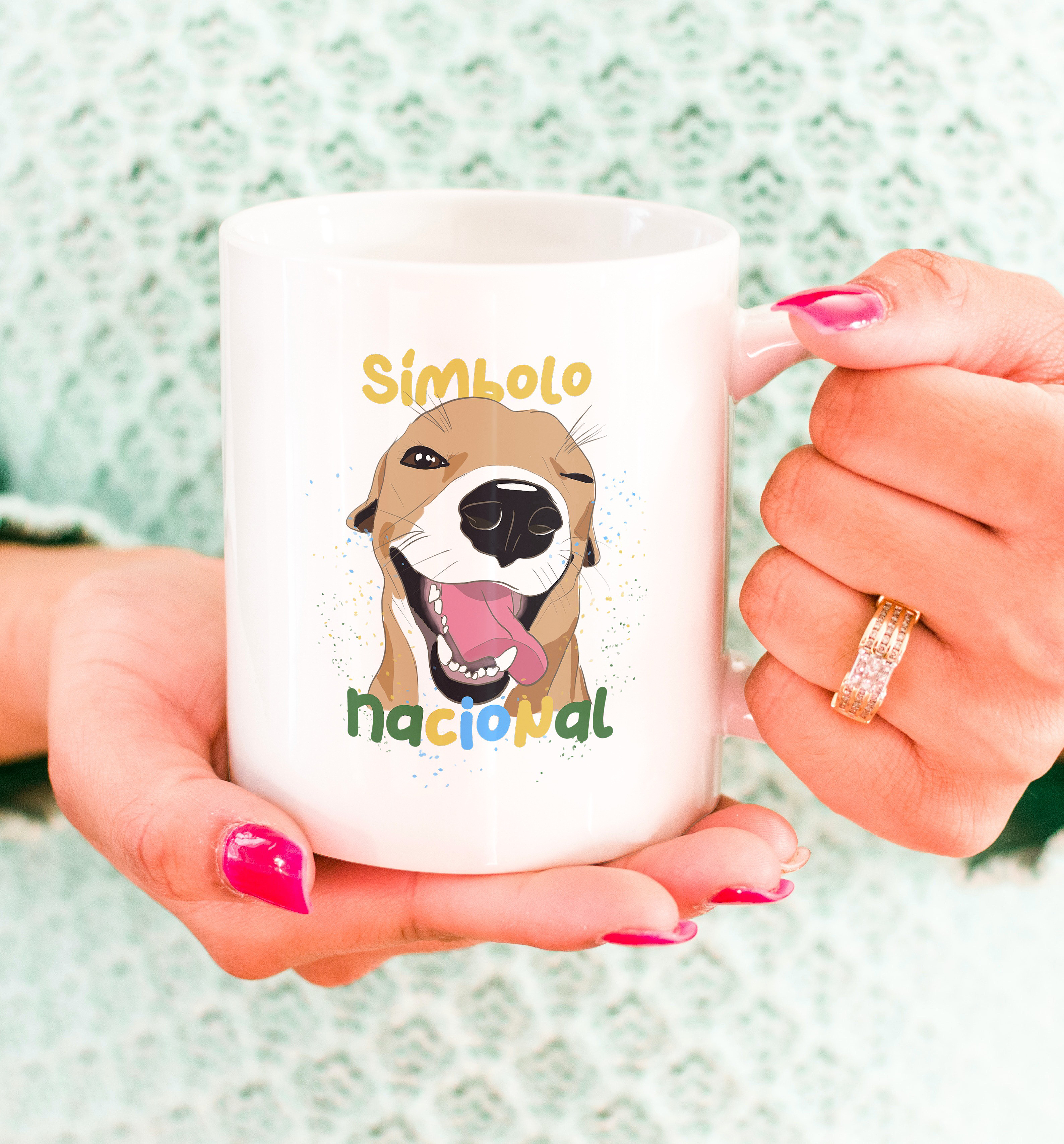 Nome do produto  Caneca Vira-lata Caramelo Símbolo Nacional