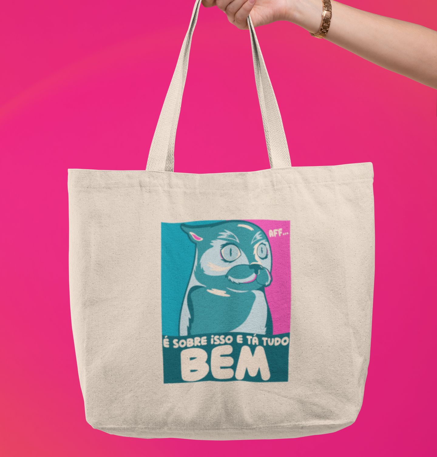 Nome do produto  Ecobag Gato é sobre isso