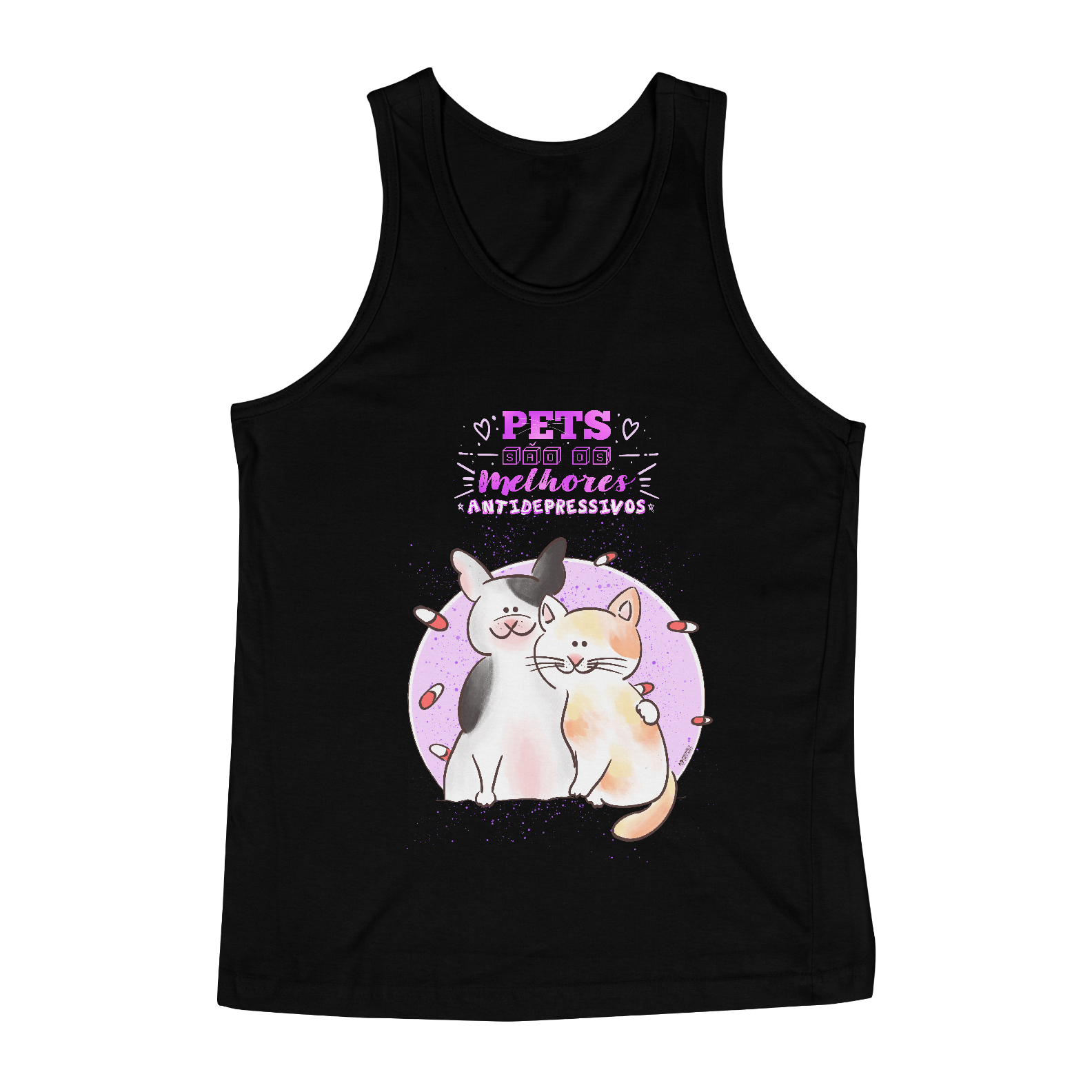 Nome do produto  Regata Masculina Pets São os Melhores Antidepressivos