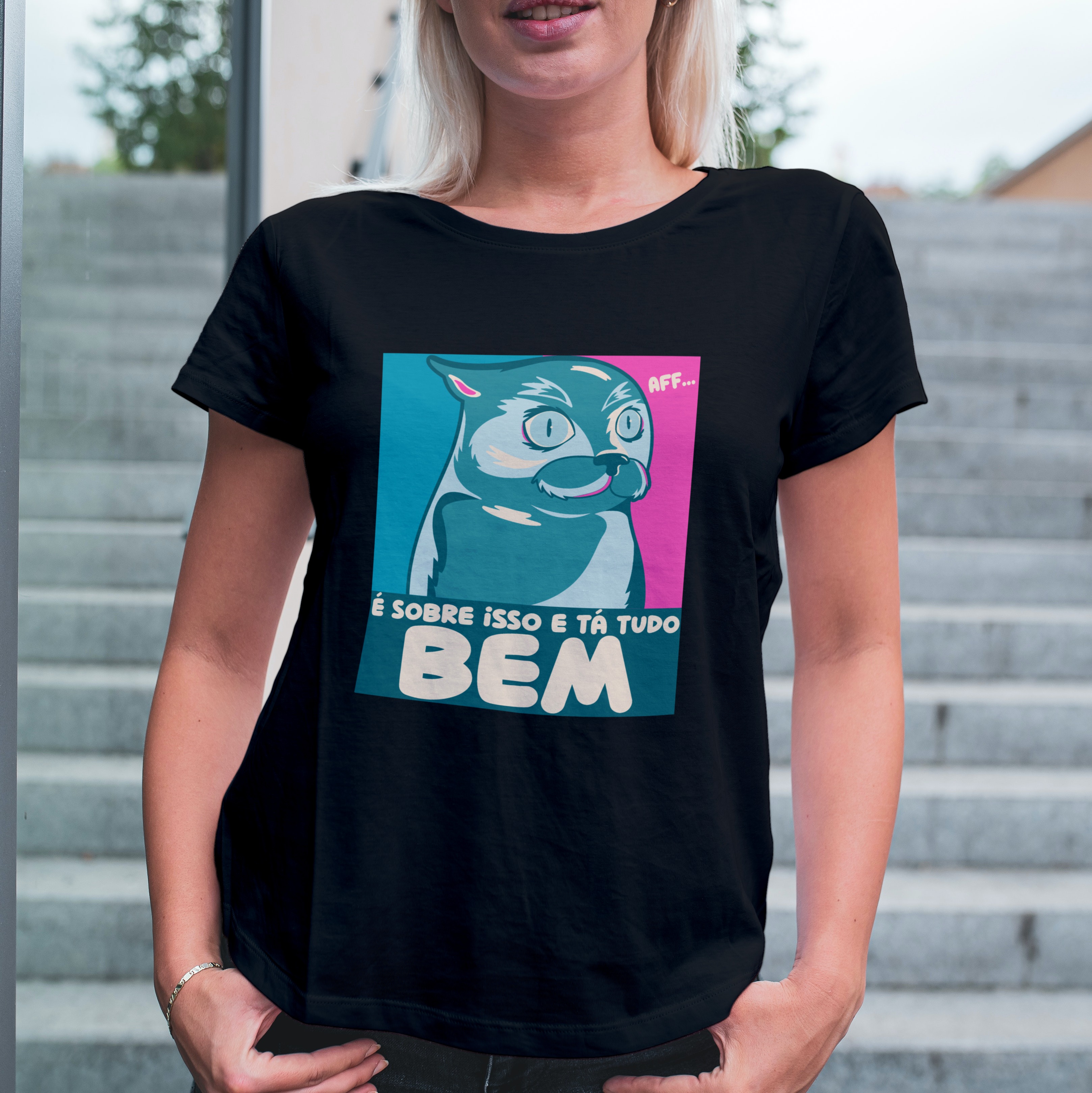 Camiseta Feminina Gato é sobre isso