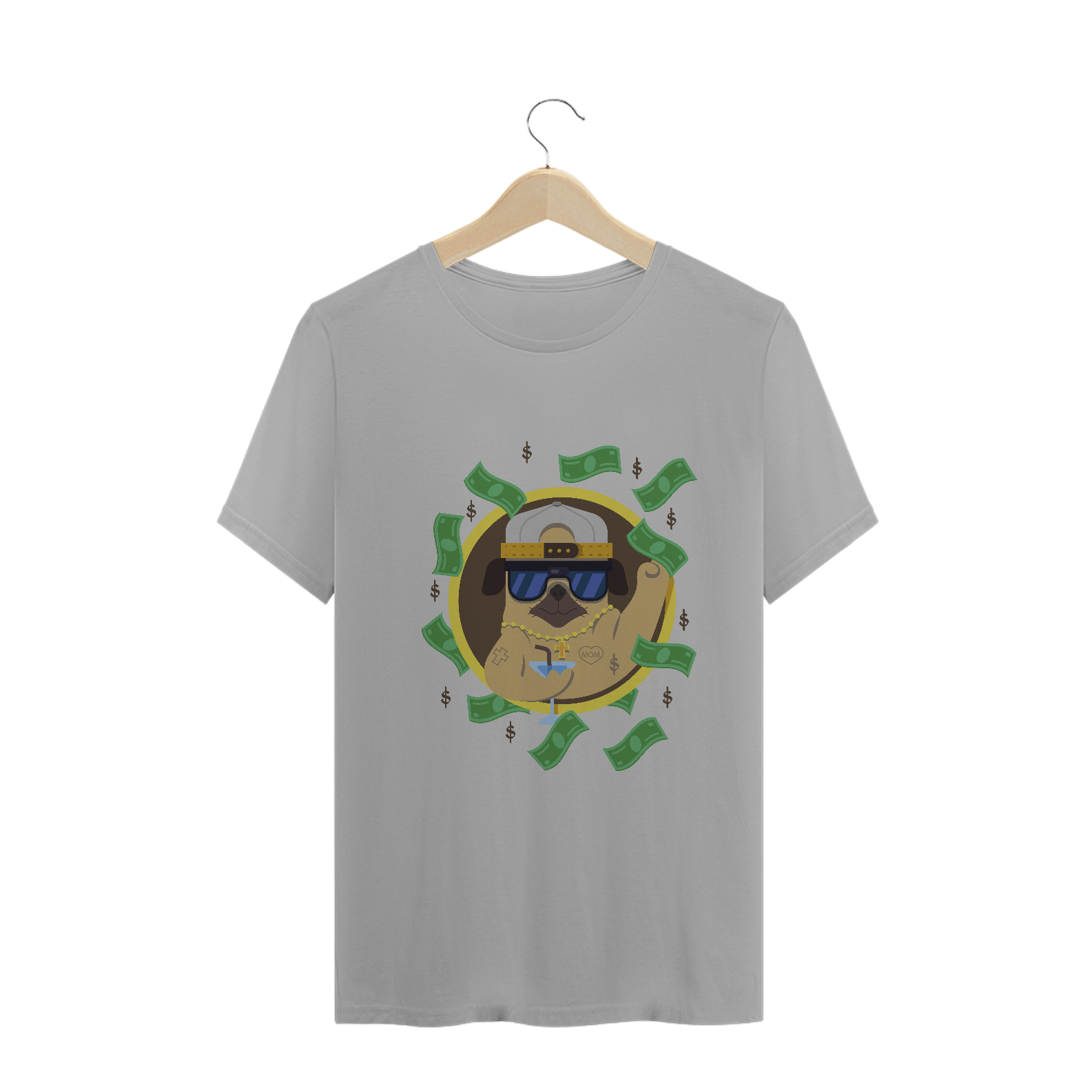 Nome do produto  Camiseta Dog Money
