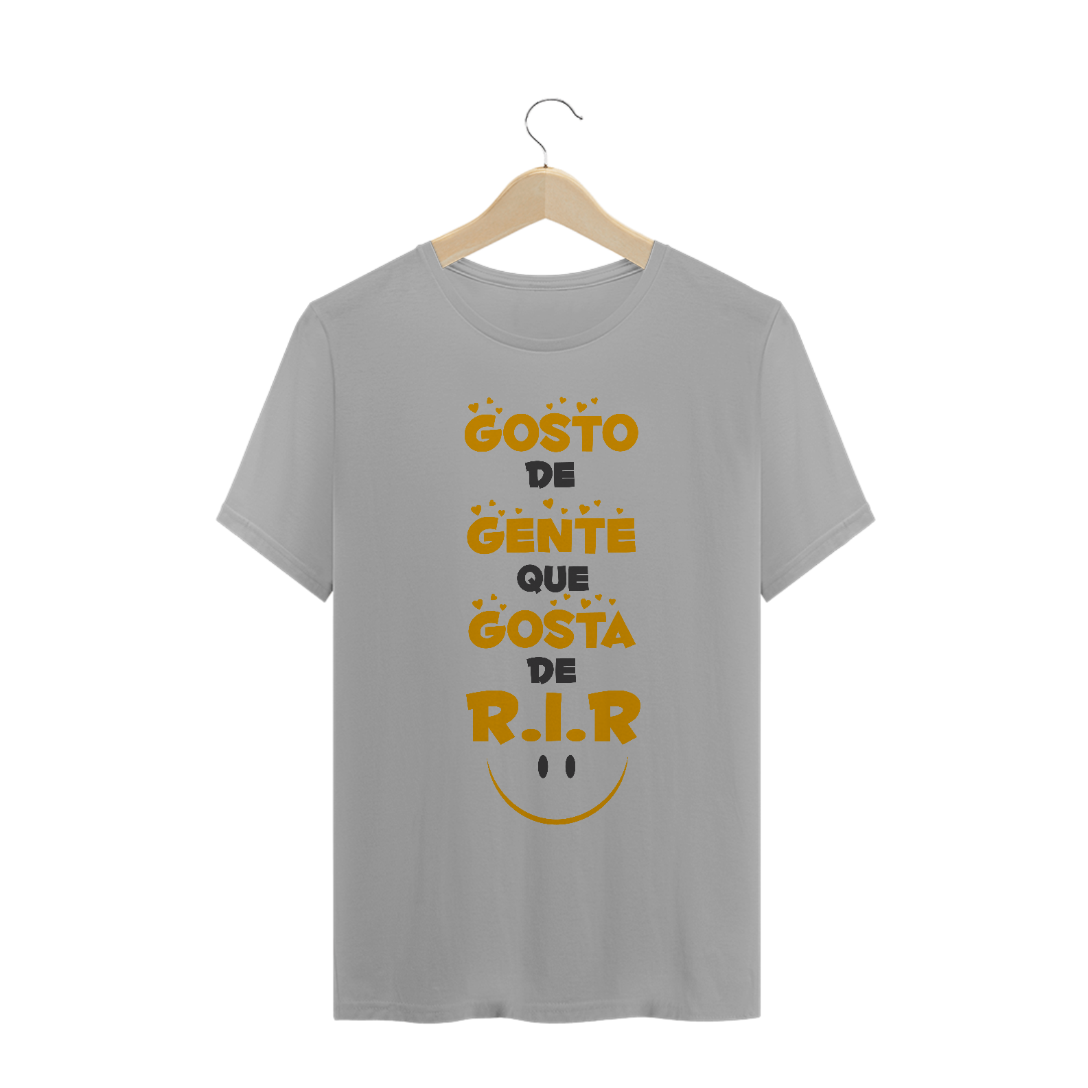 Nome do produto  Camiseta gosto de gente que gosta de rir
