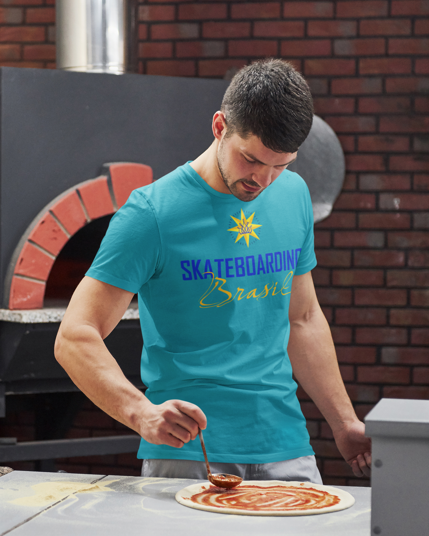 Camiseta Skateboarding Brasil