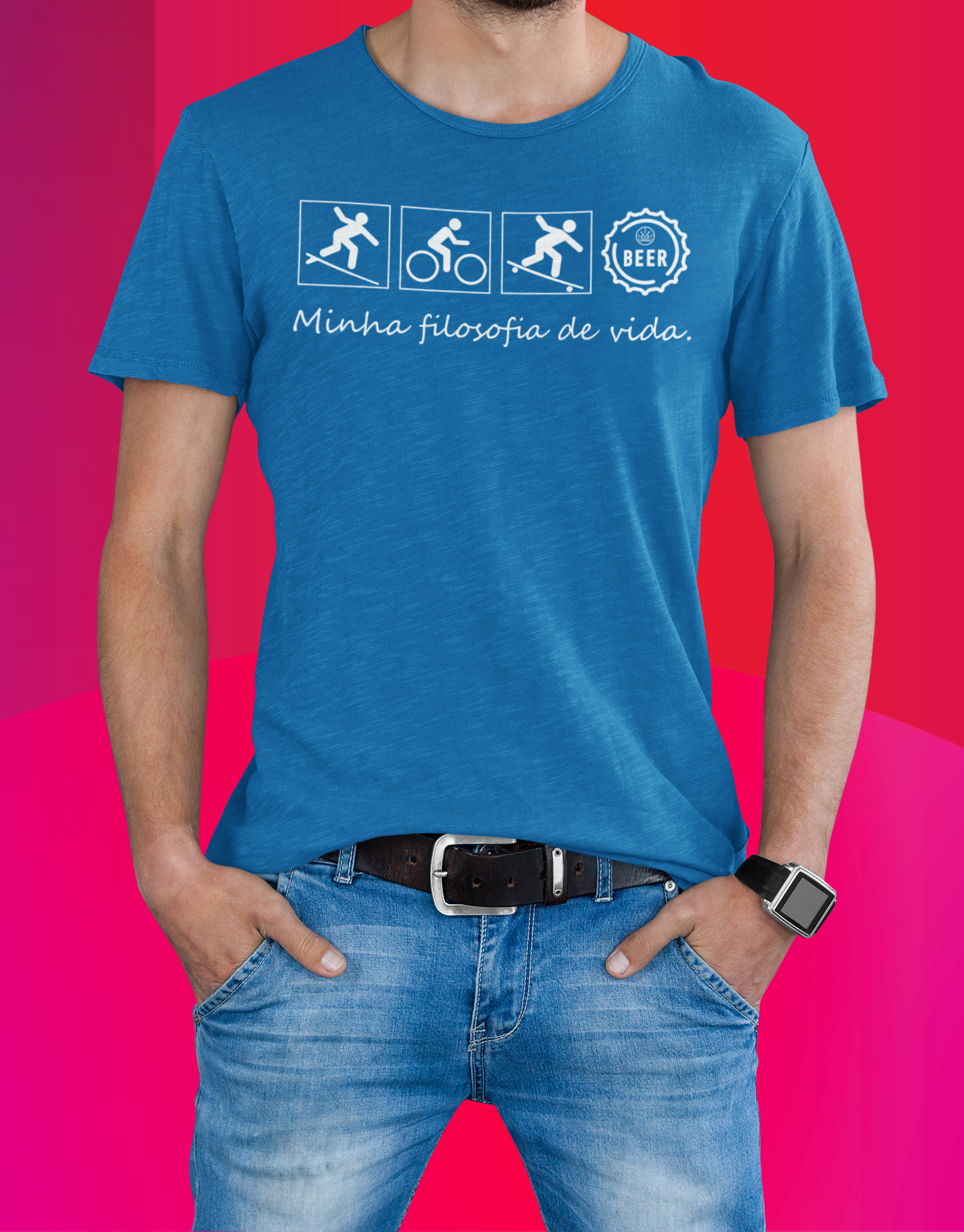 Camiseta Filosofia de Vida!
