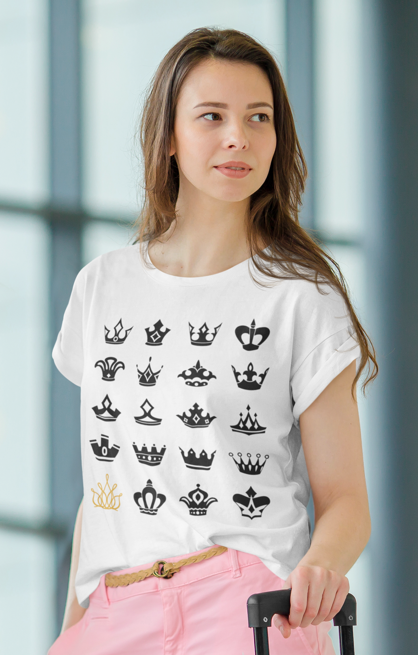 Camiseta Coroas Branca