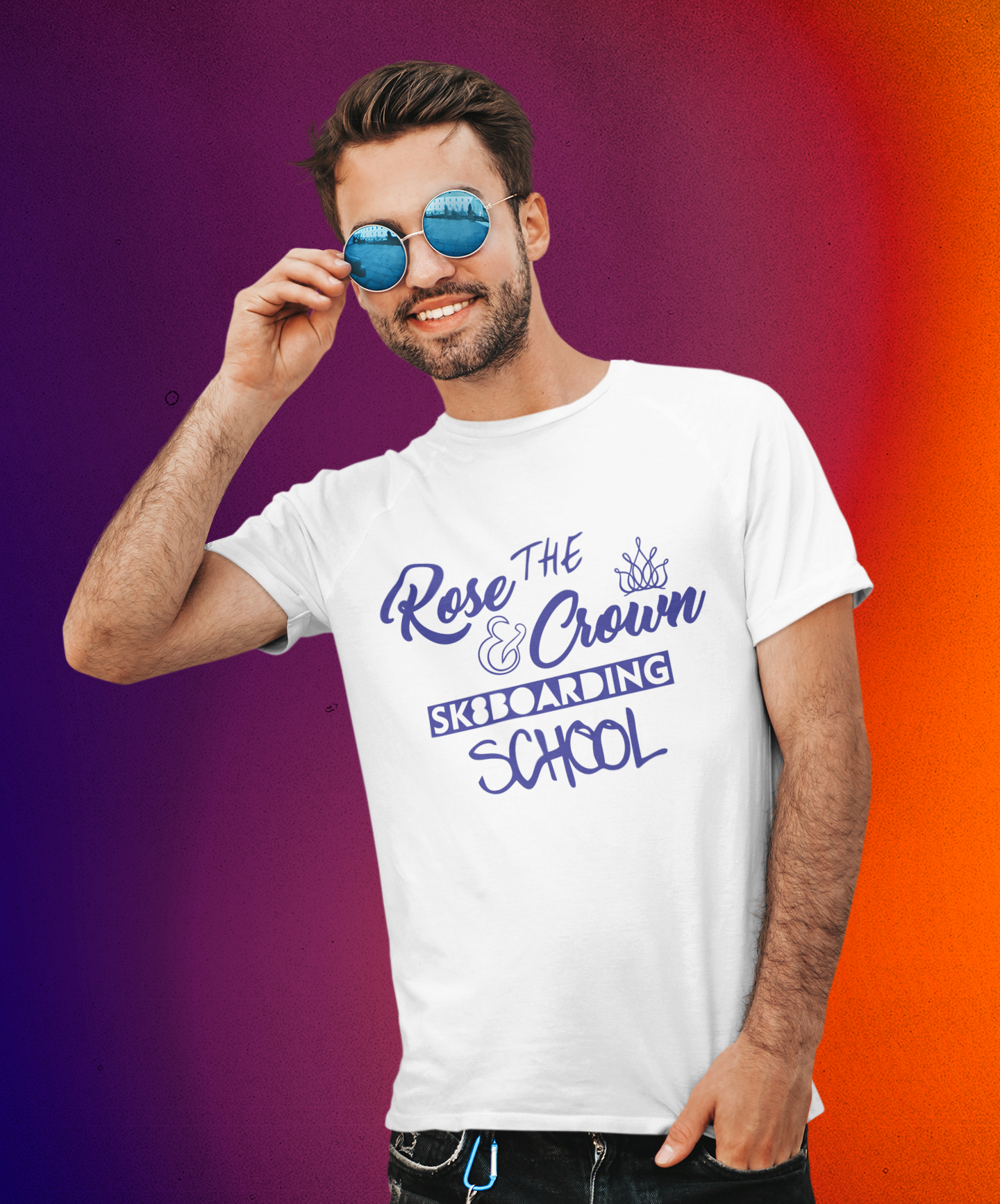 Camiseta Skateboarding School