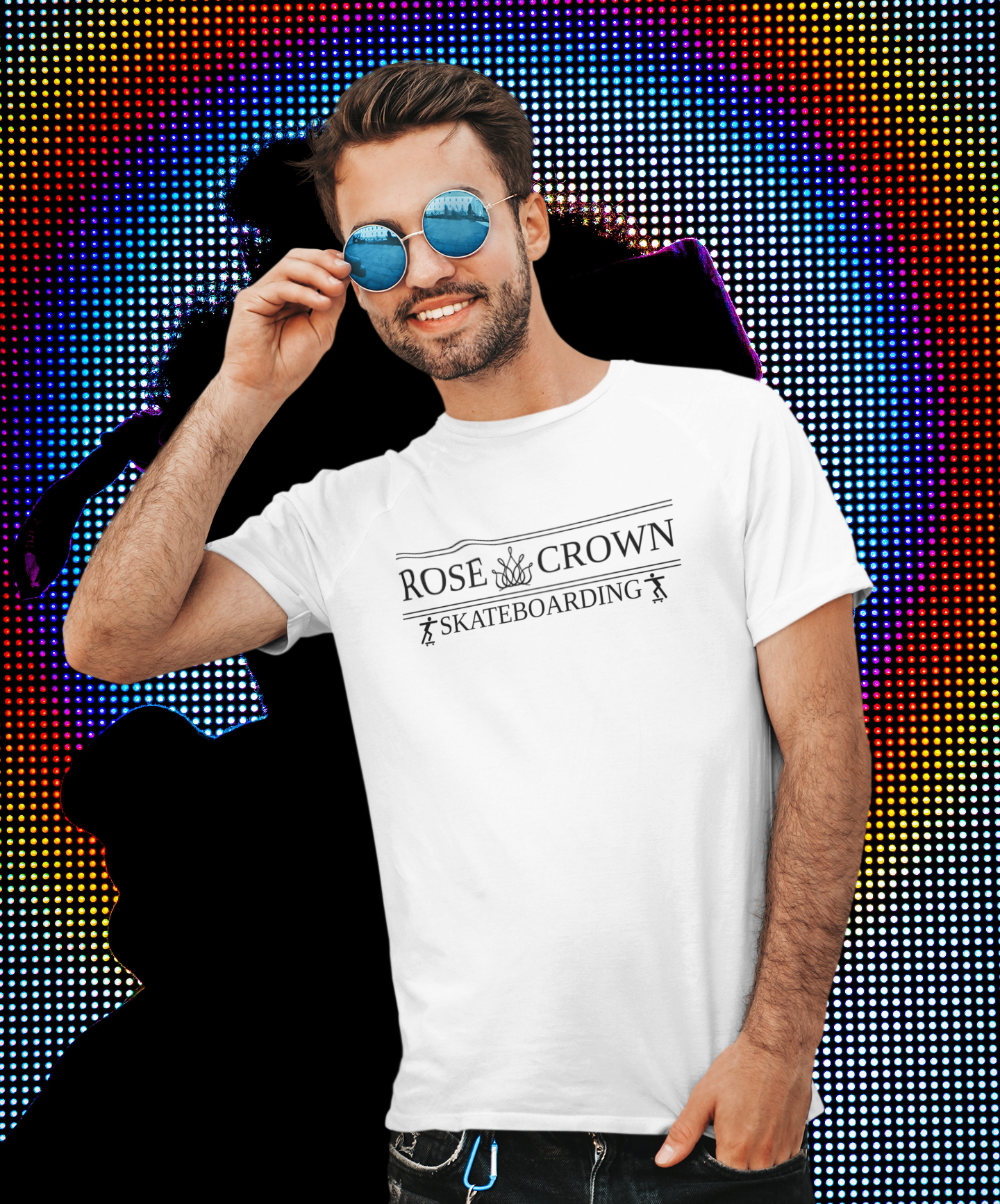 Camiseta Skateboarding Branca