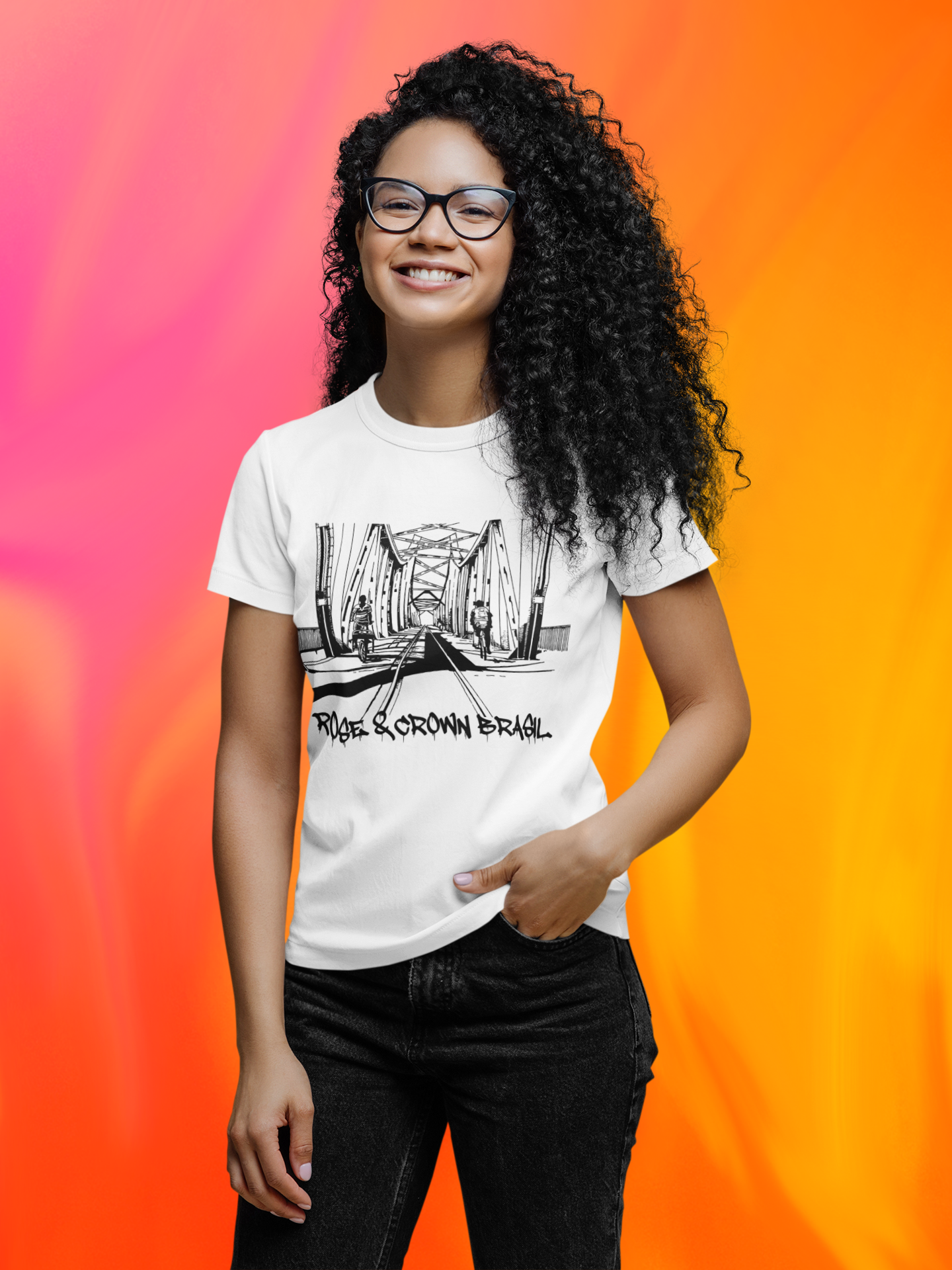 Camiseta Bronx Bridge Branca