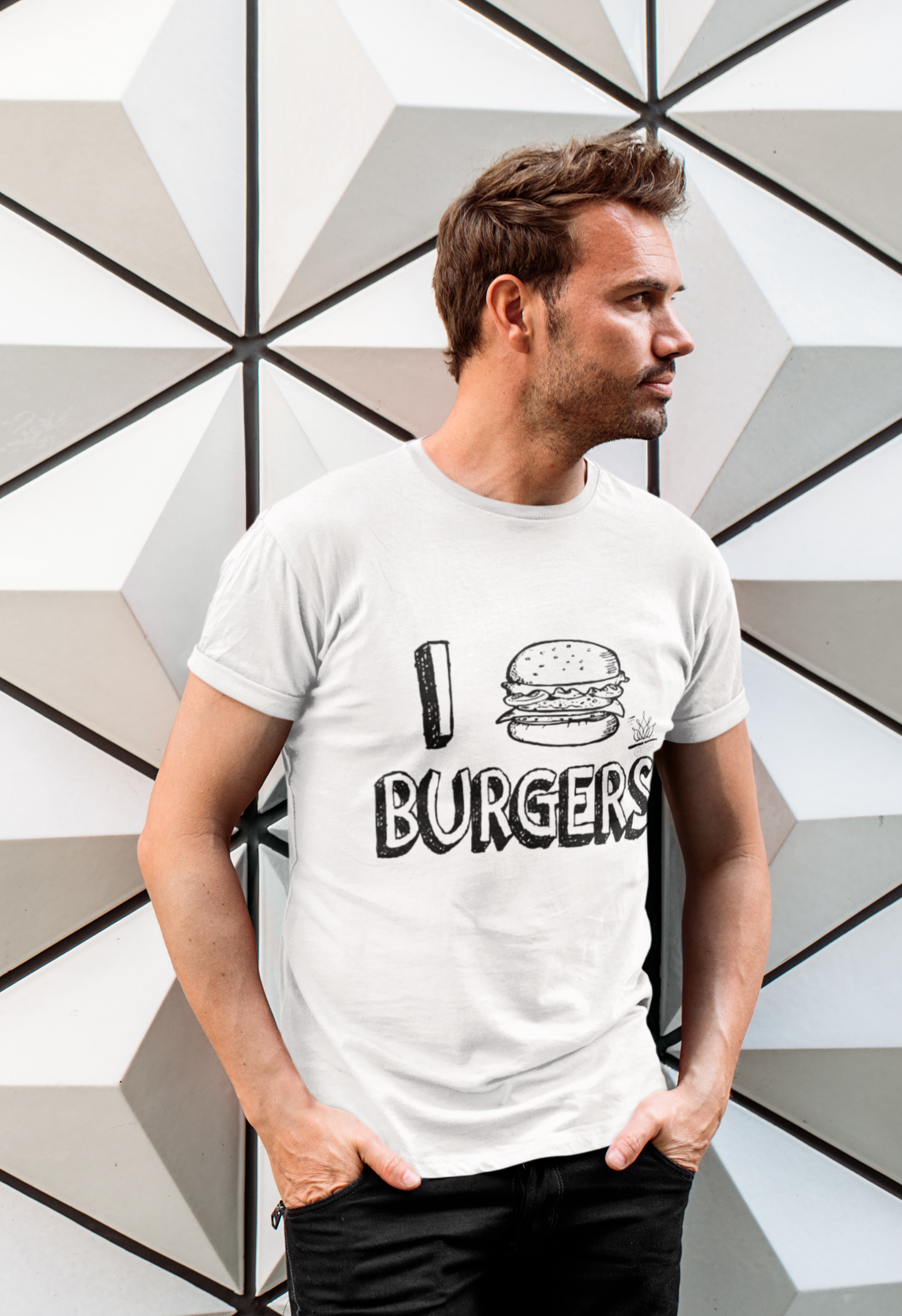 Camiseta I love Burgers