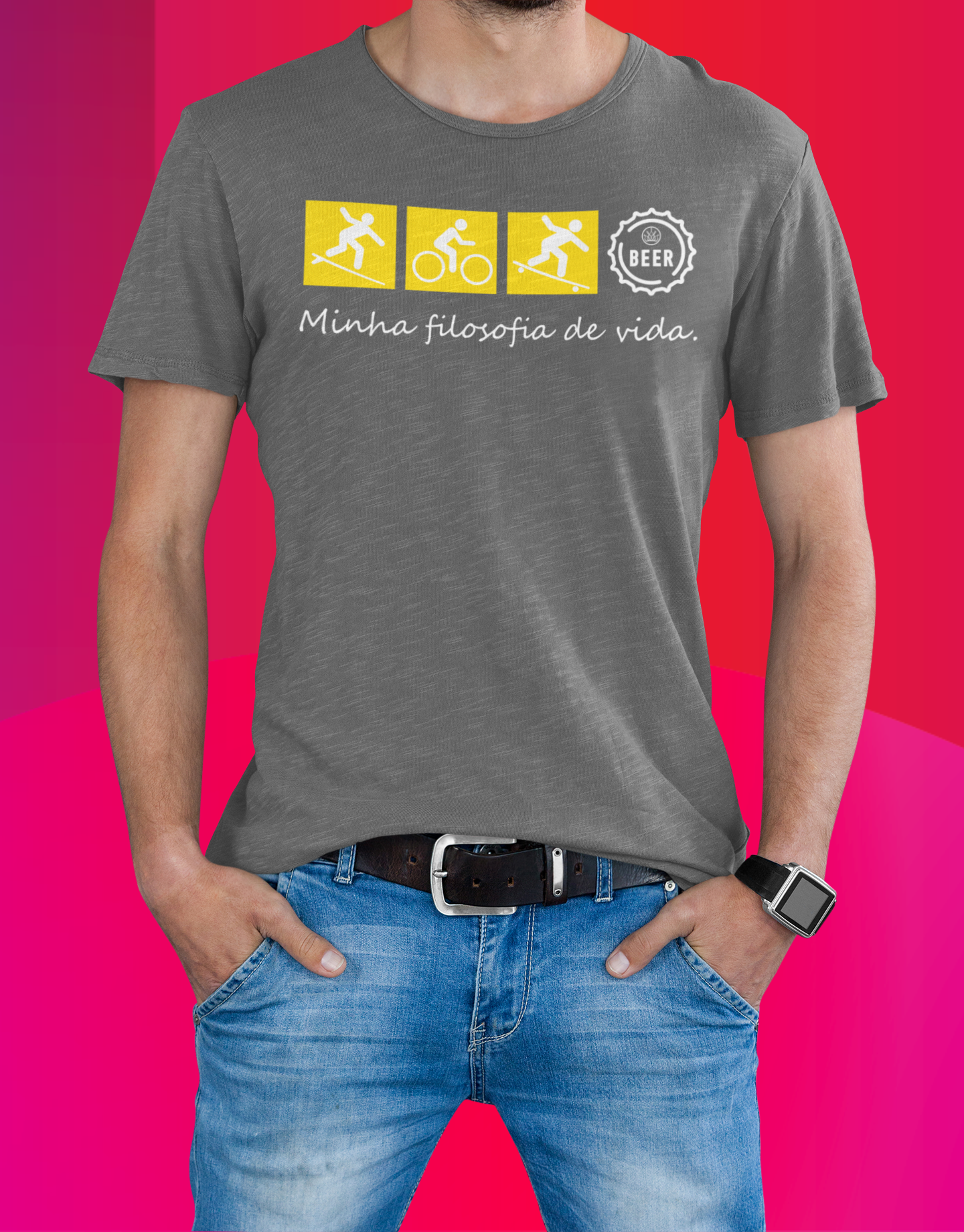 Camiseta Filosofia de Vida!