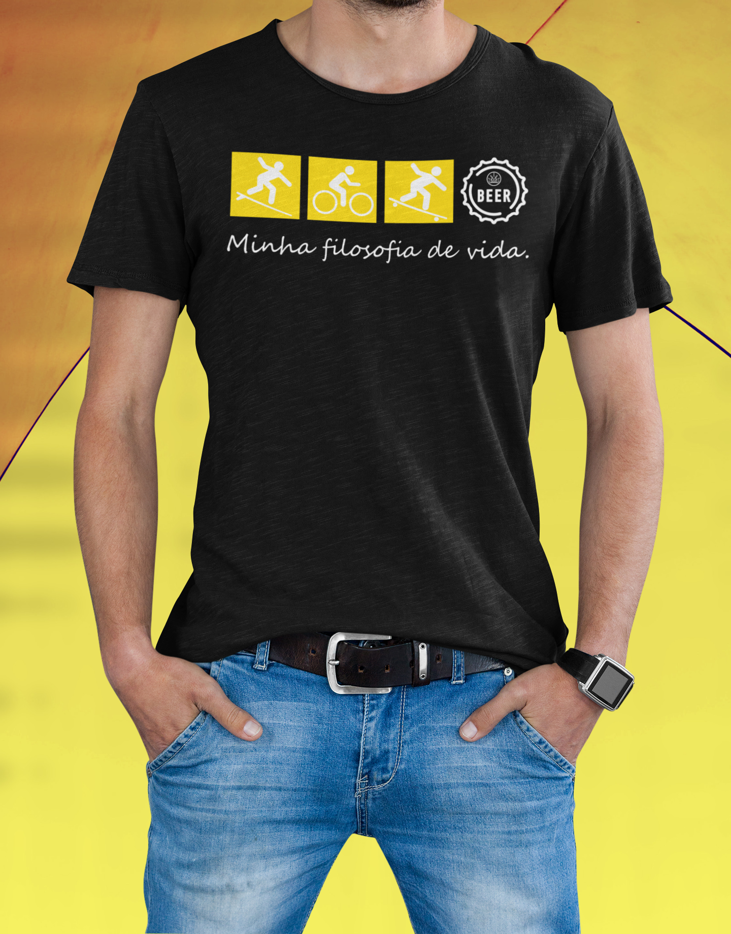 Camiseta Filosofia de Vida!