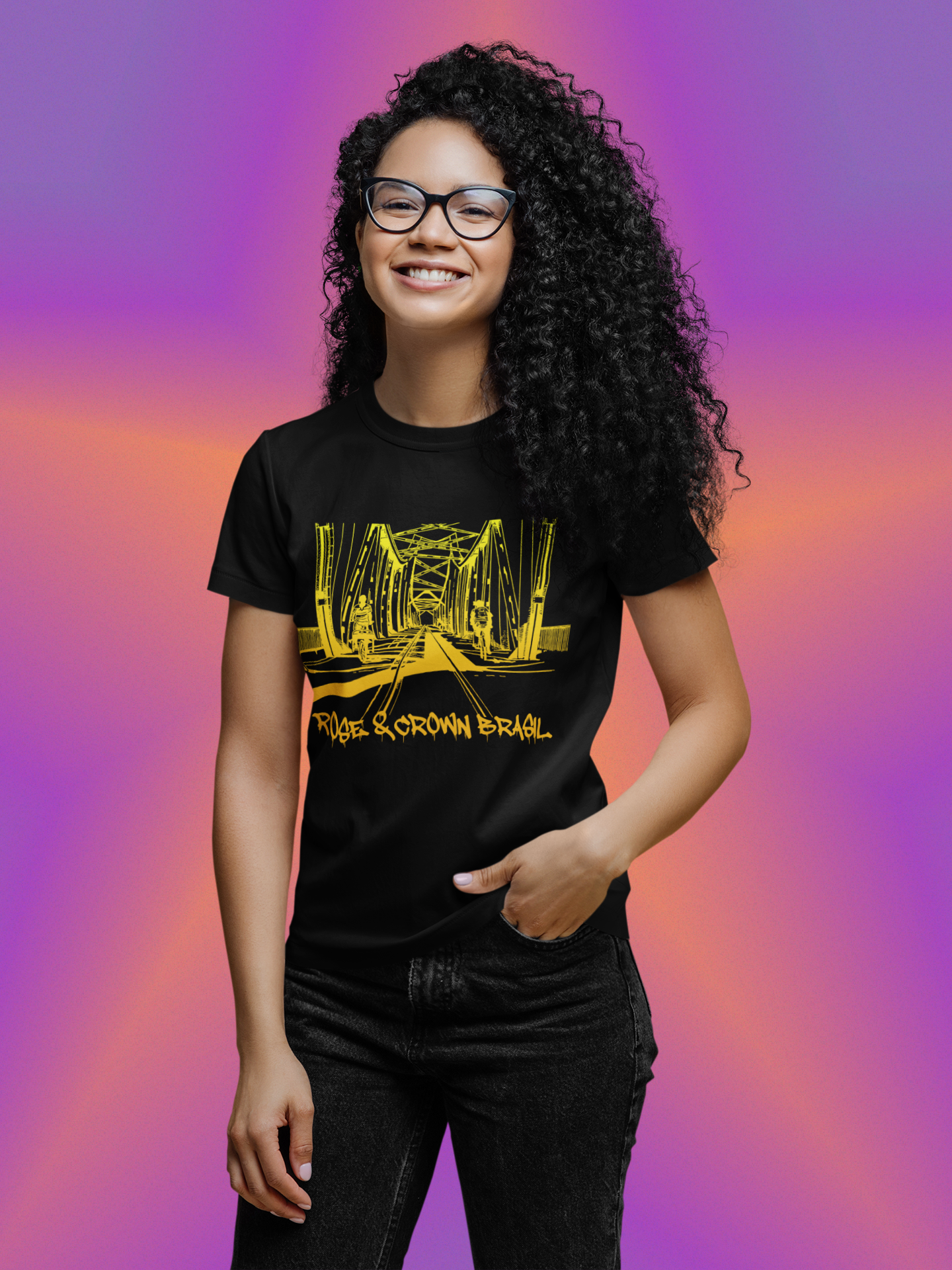 Camiseta Bronx Bridge Preta