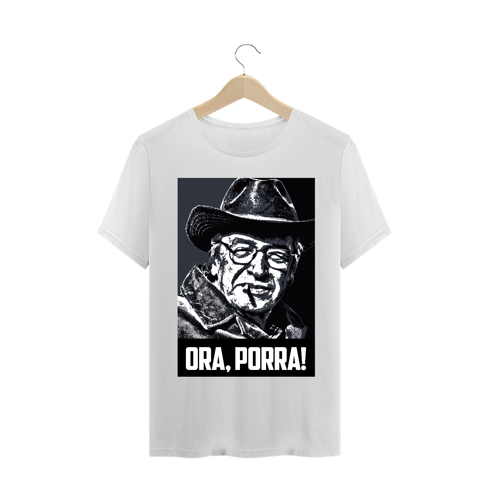 Nome do produto  Camiseta Olavo Ora, Porra!