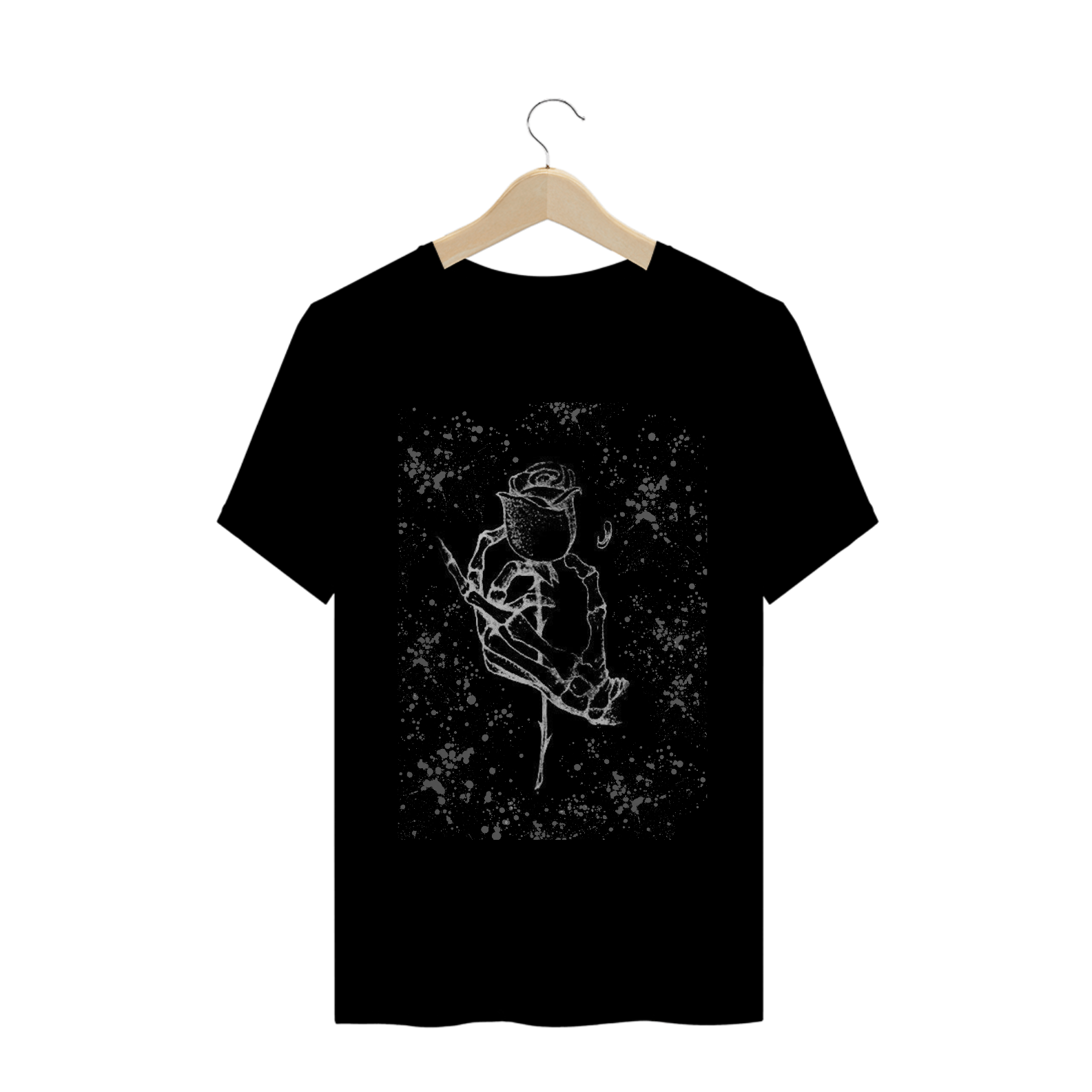 Camiseta Rosa Caveira