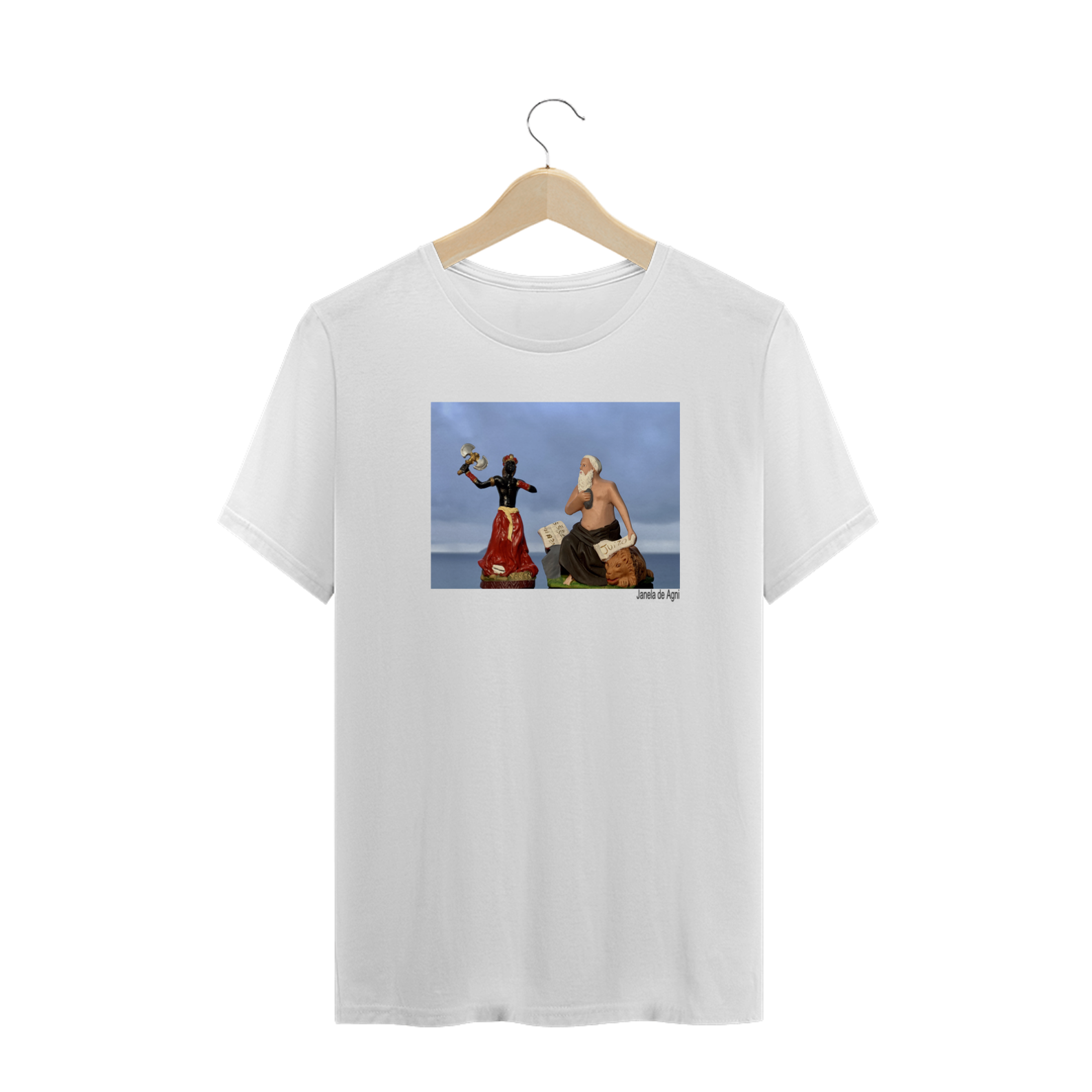 Camiseta sincretismo Xangô e São Jerônimo