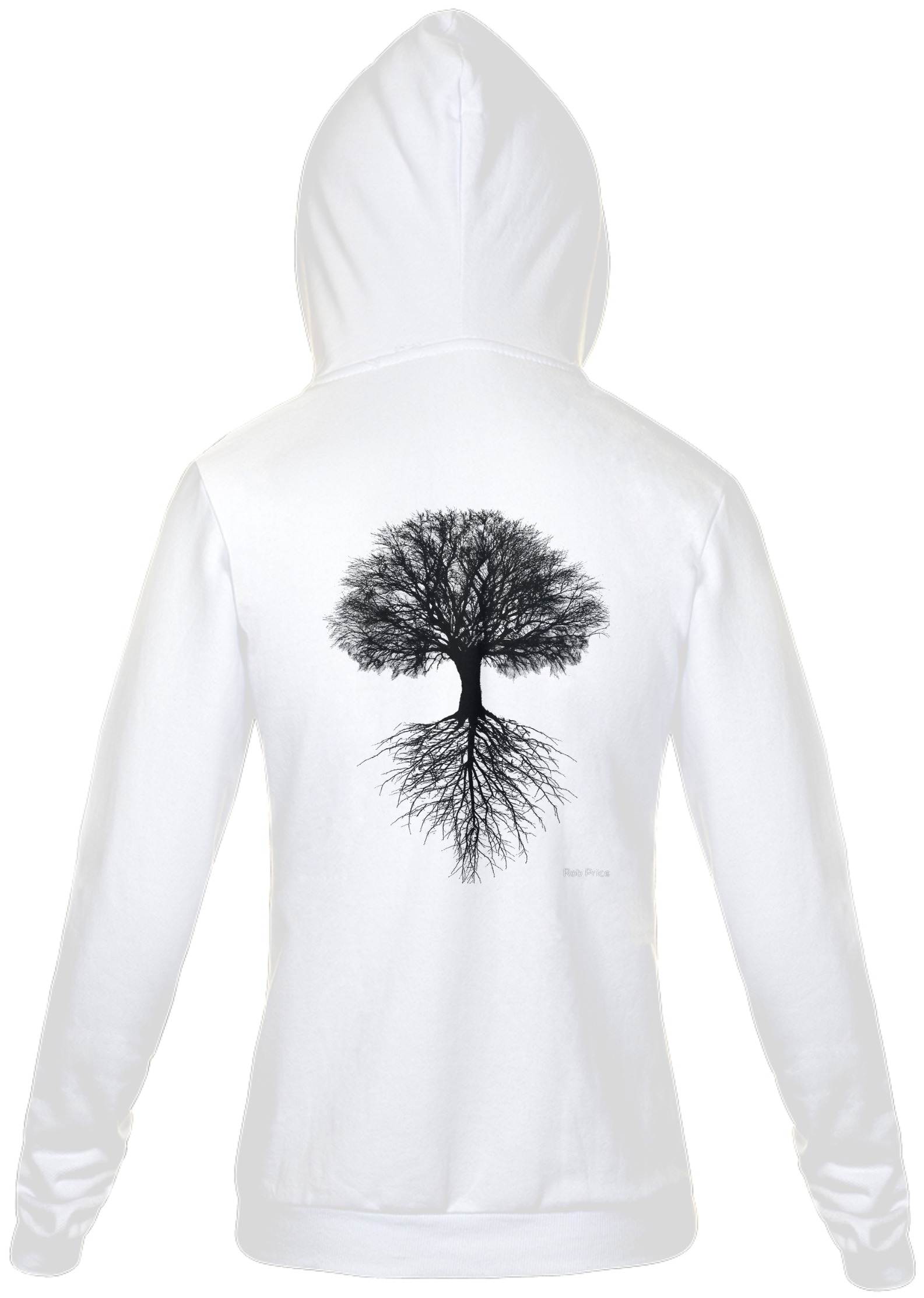 moletom com zíper arvore