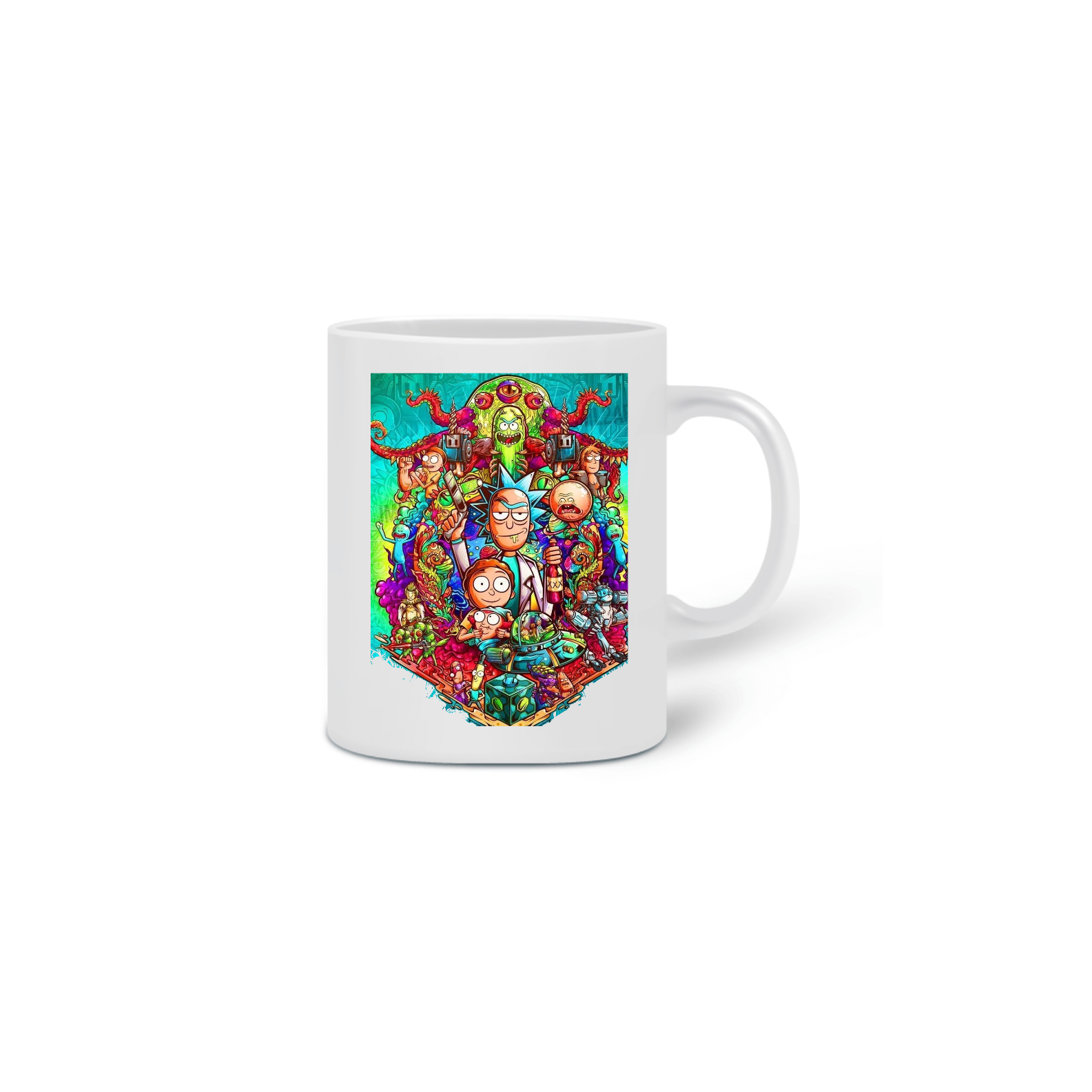 caneca rick and morty