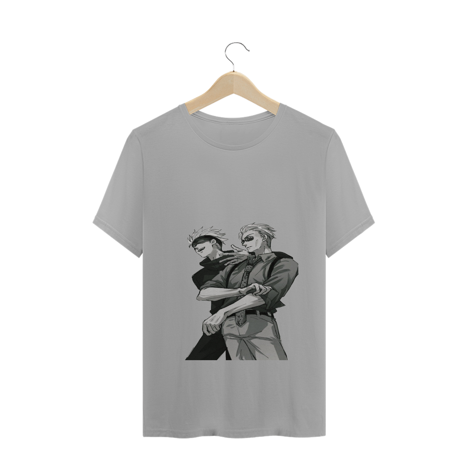 t-shirt  jujutsu kaisen gojo and  nanami