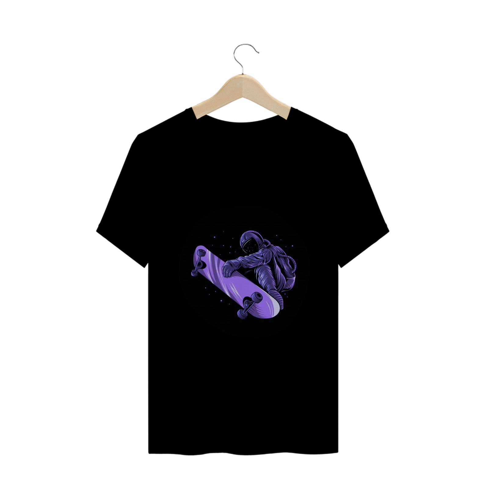 t-shirt astronaut skate