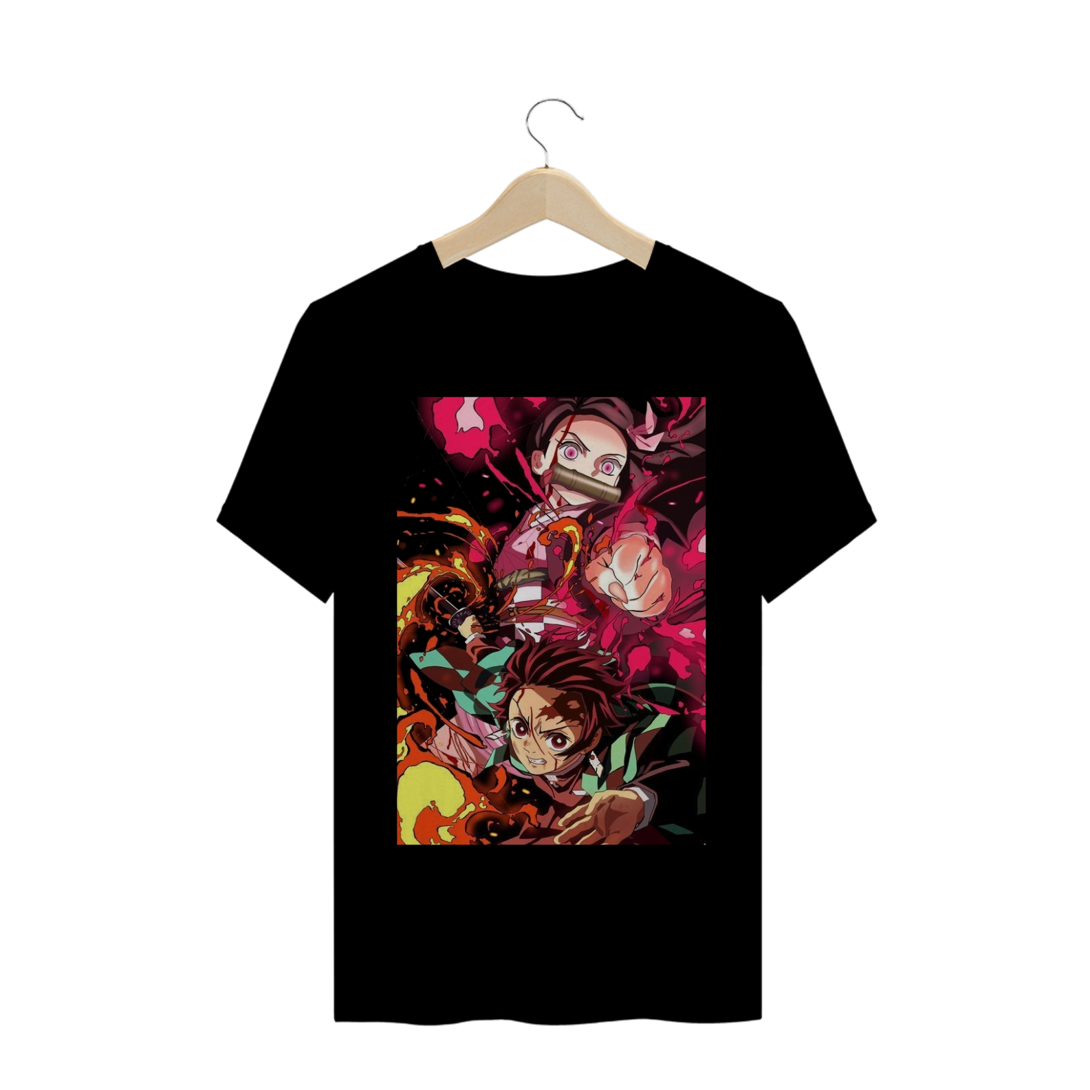 t-shirt  demon slayer nezuko and tanjiro