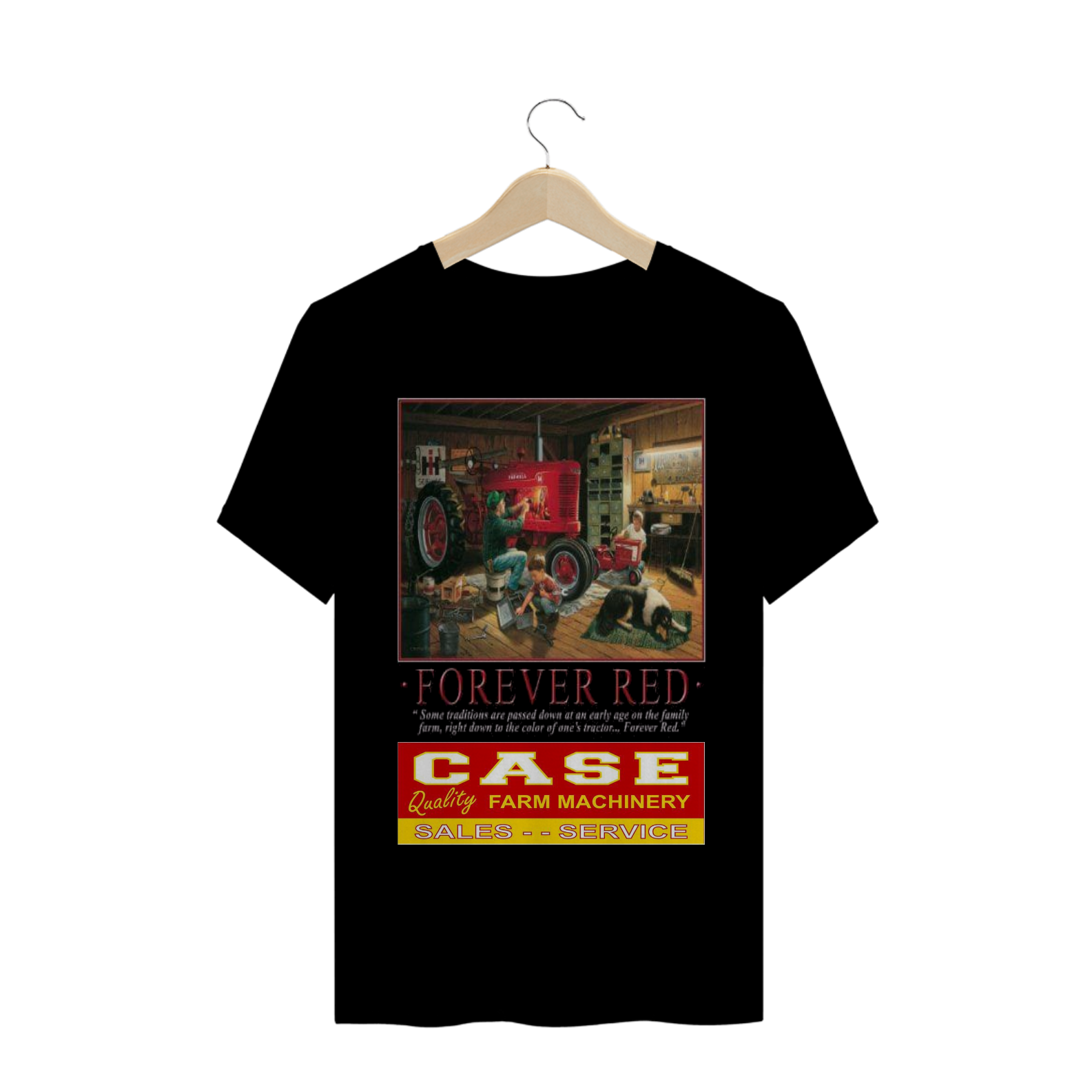 t-shirt  case trator