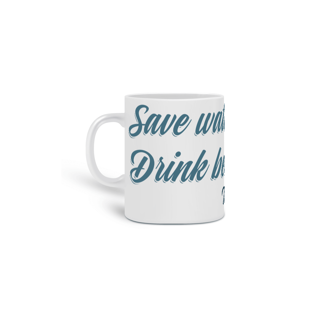 Caneca Thomas Café Save Water Destro