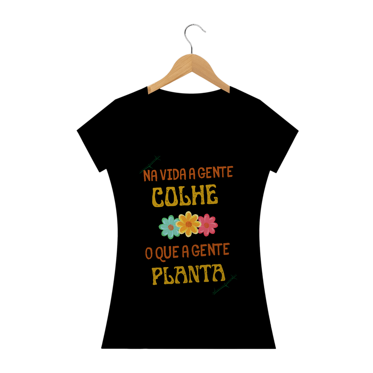 CAMISETA PLANTA E COLHE - BABY LONG QUALITY