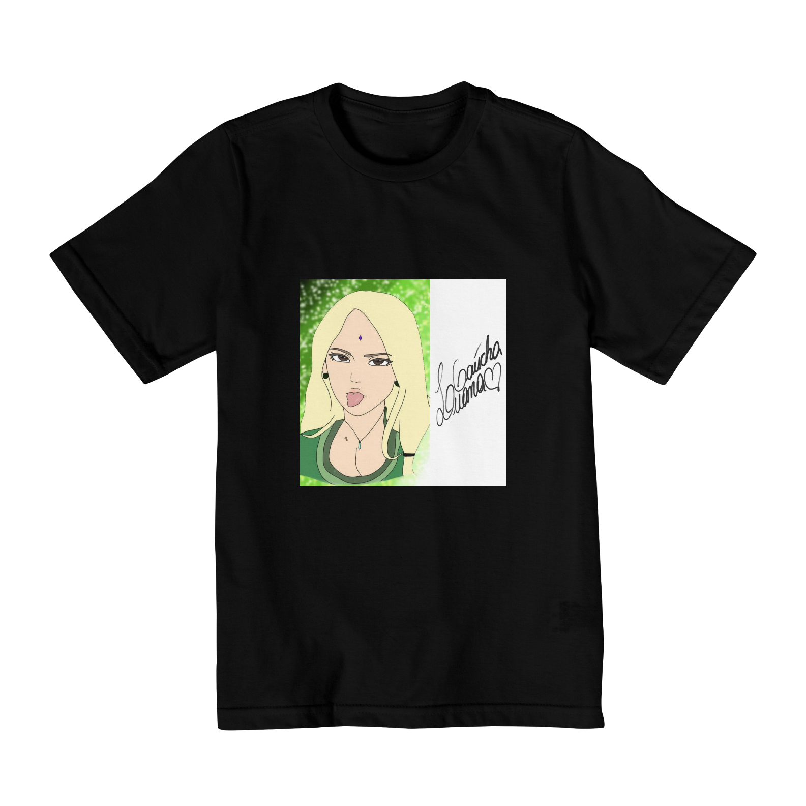 Nome do produto: Camiseta Assinatura Luana Gaucha