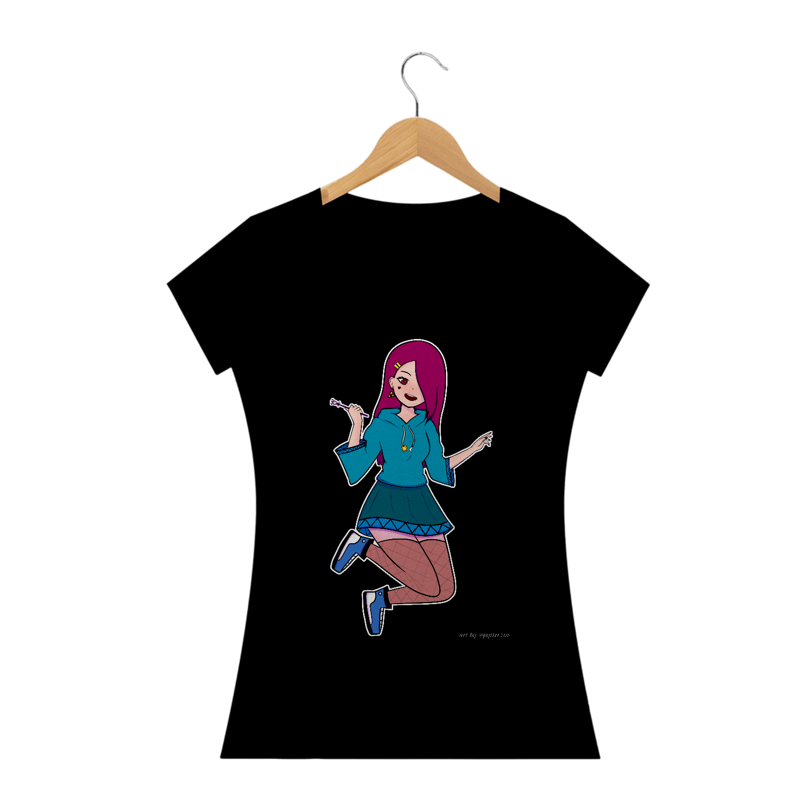 Camiseta feminina Witch Girl