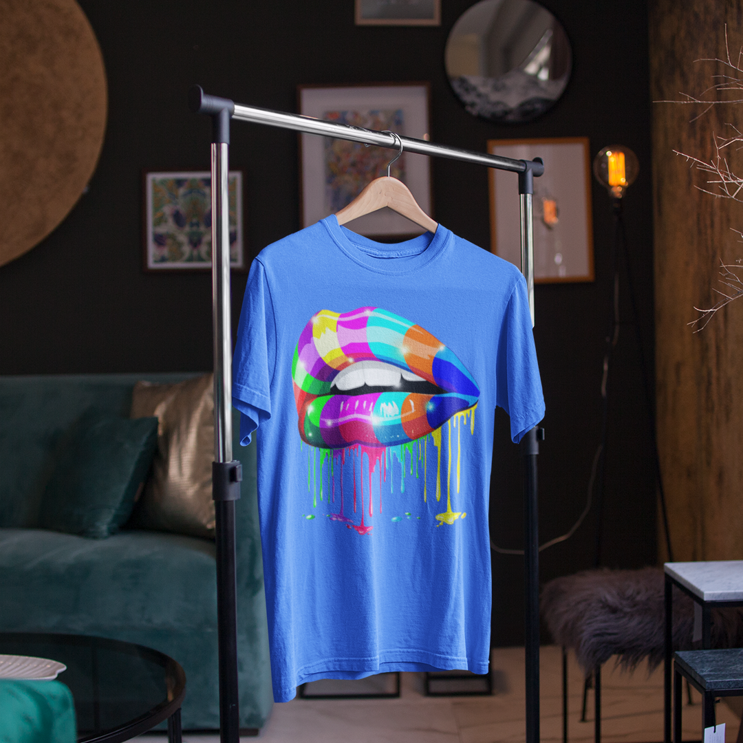 T-Shirt Estonada Rainbow Lips
