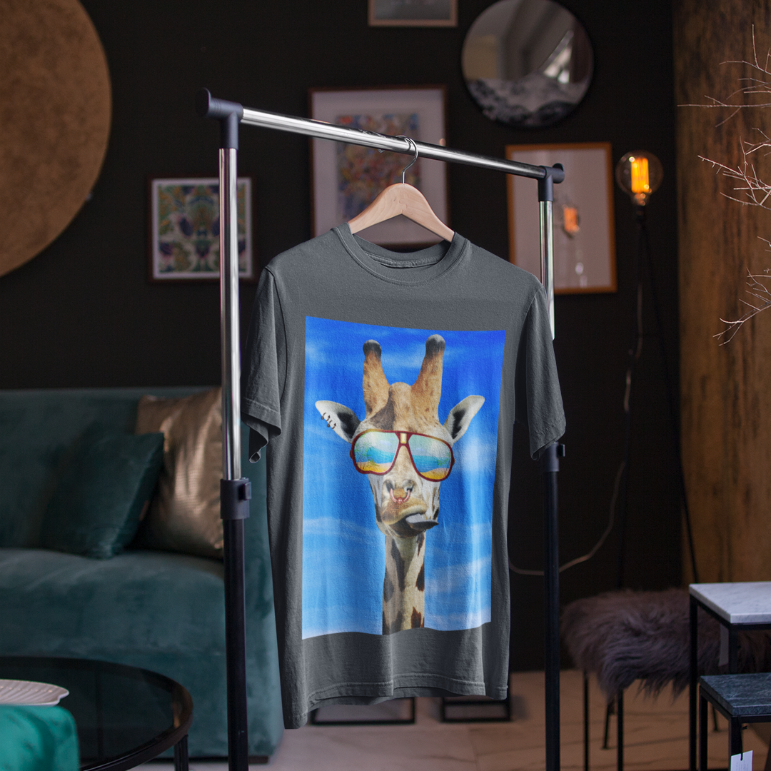 T-Shirt Estonada Crazy Giraffe