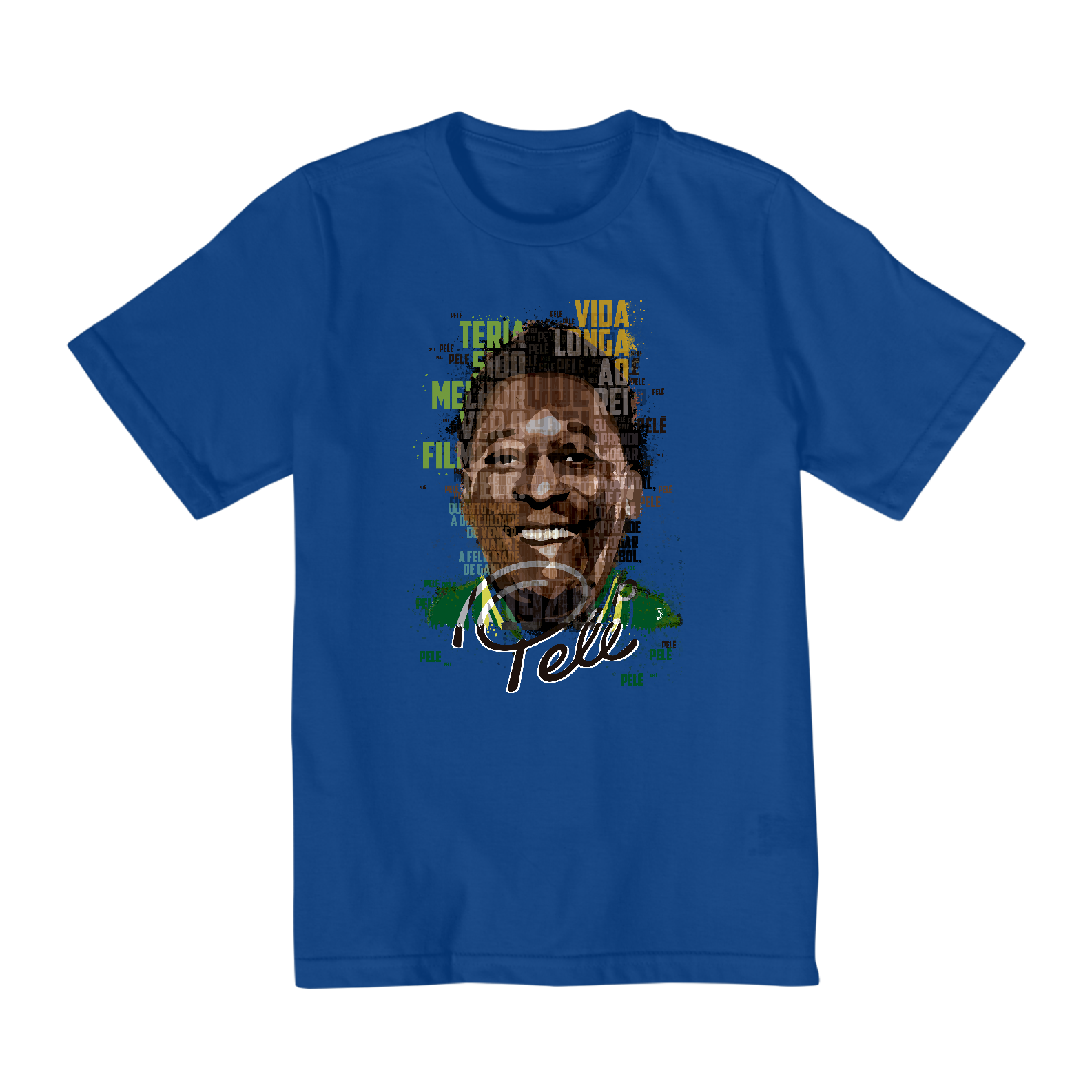 Camiseta Infantil (10 a 14) Pelé Eterno do Chaves