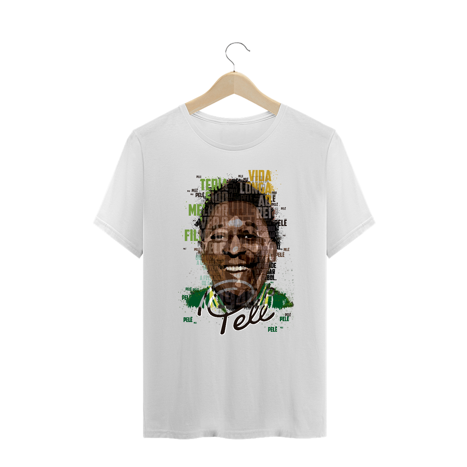 Camiseta Plus Size Pelé Eterno do Chaves