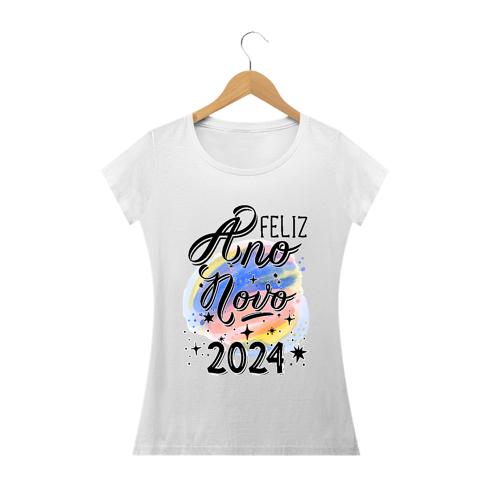 Baby Long Ano Novo Aquarela 2024