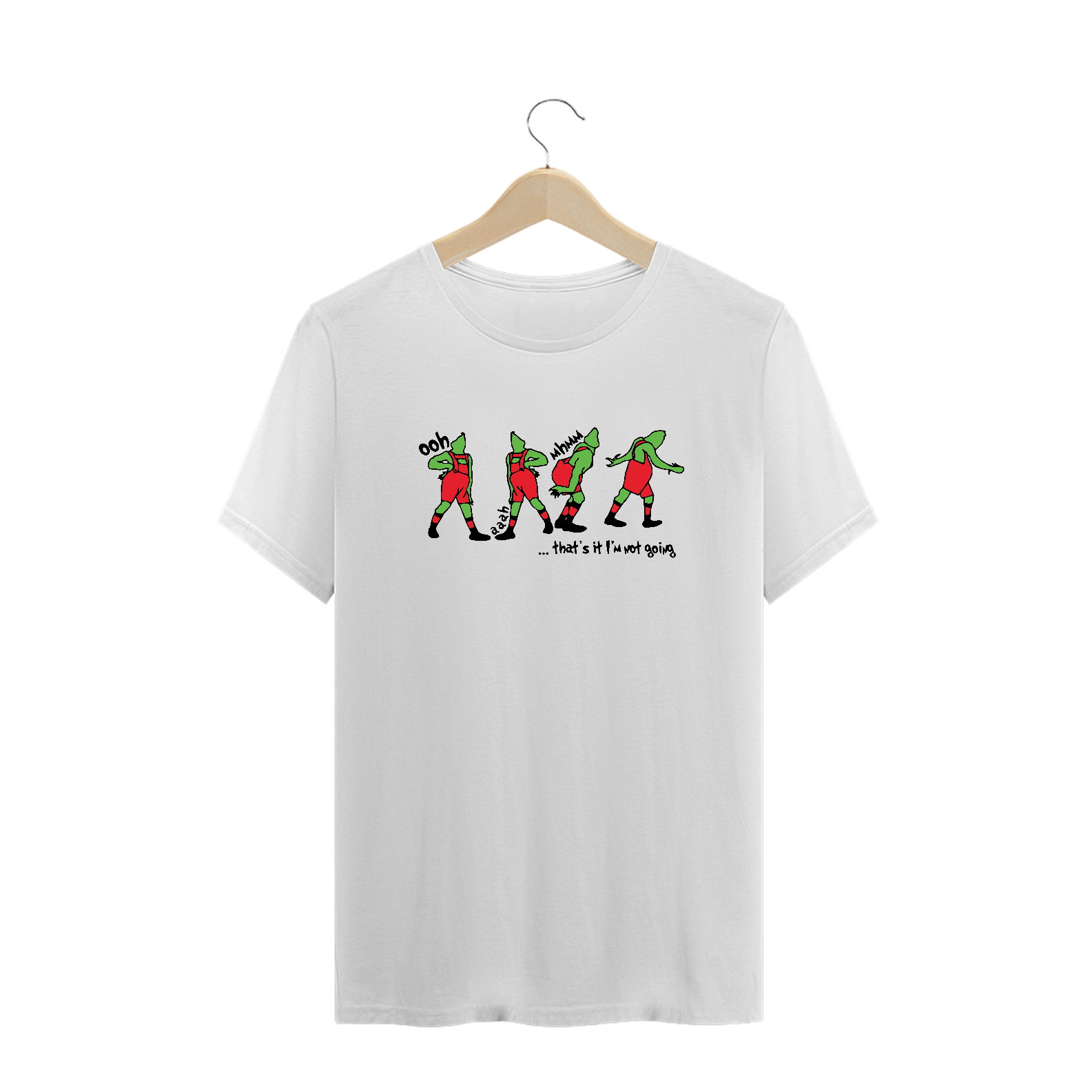 Camiseta Plus Size Grinch Thats It Im Not Going