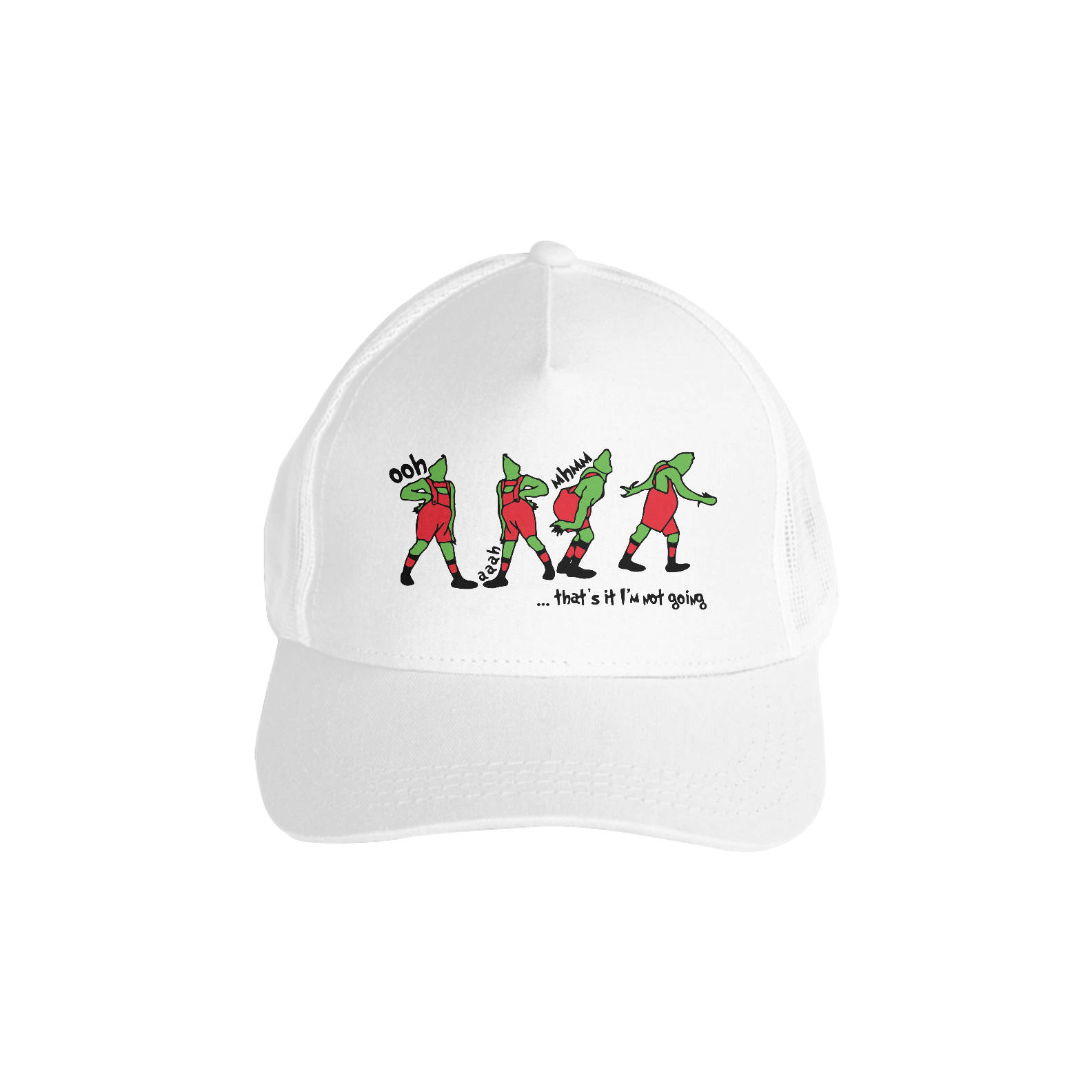 Boné Americano Grinch Thats It Im Not Going