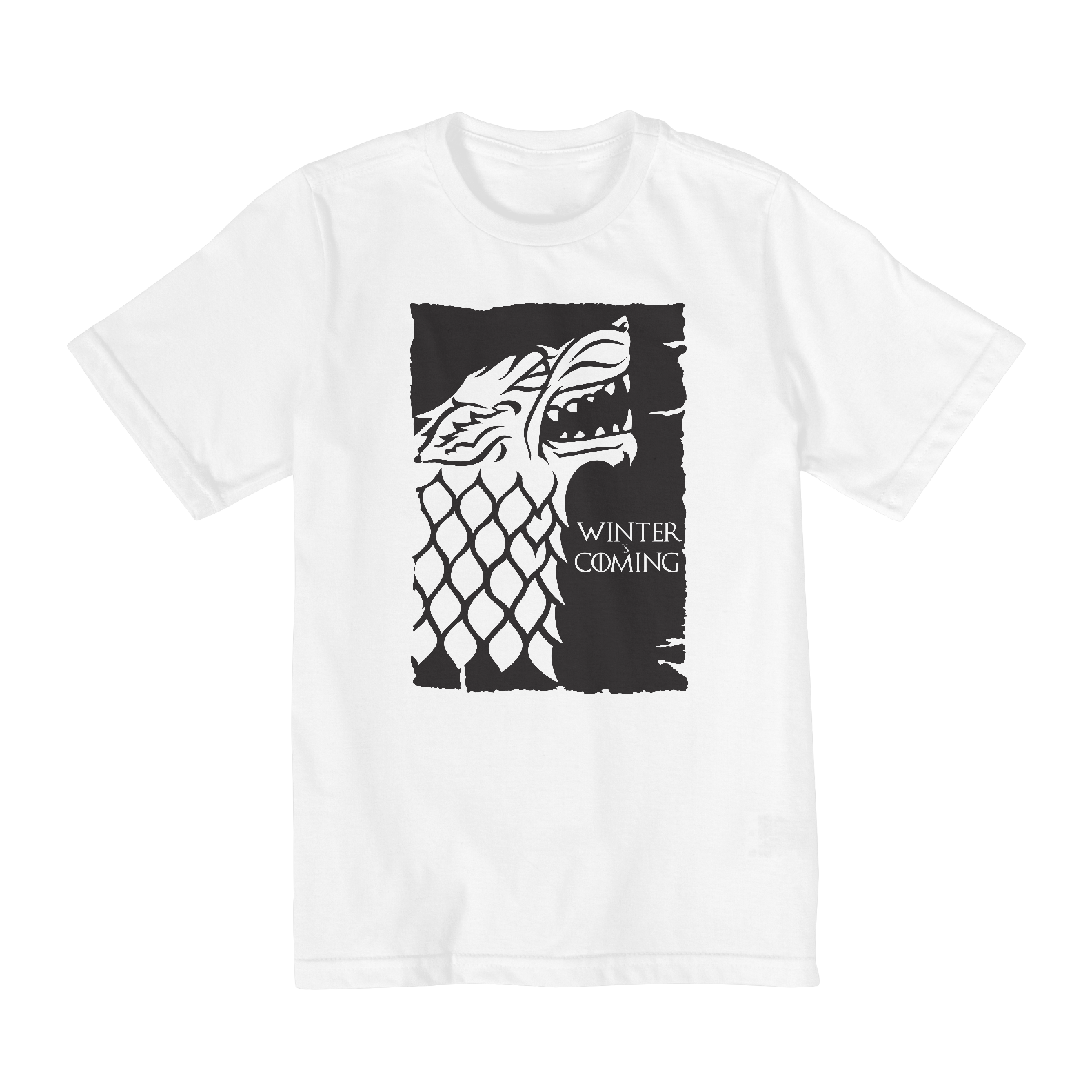 Camiseta Infantil (2 a 8) Game of Thrones Winter is Coming